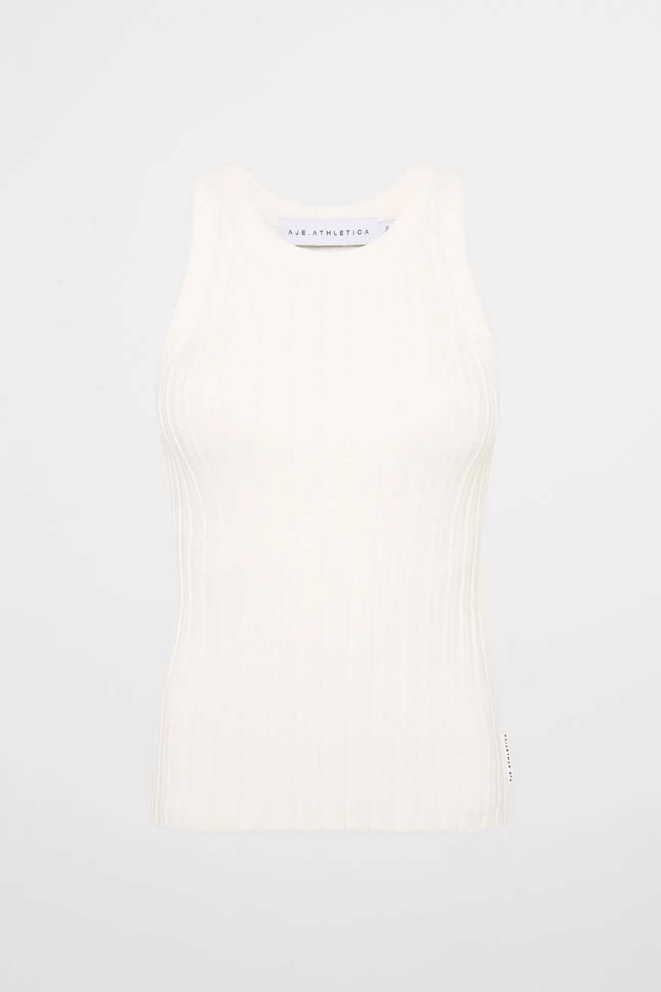 Aje ATHLETICA Hydra Racer Rib Tank 107 White Sale