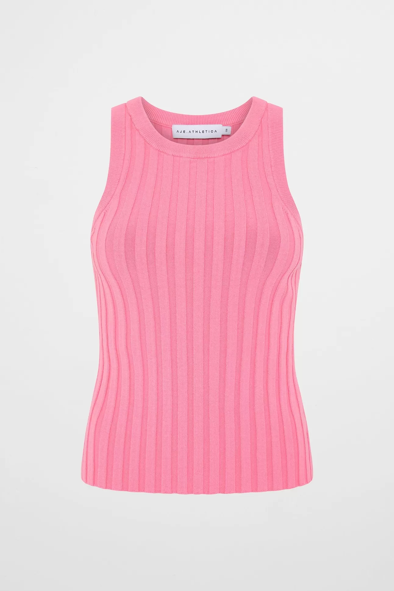 Aje ATHLETICA Hydra Racer Rib Tank 107 Deep Blush Shop