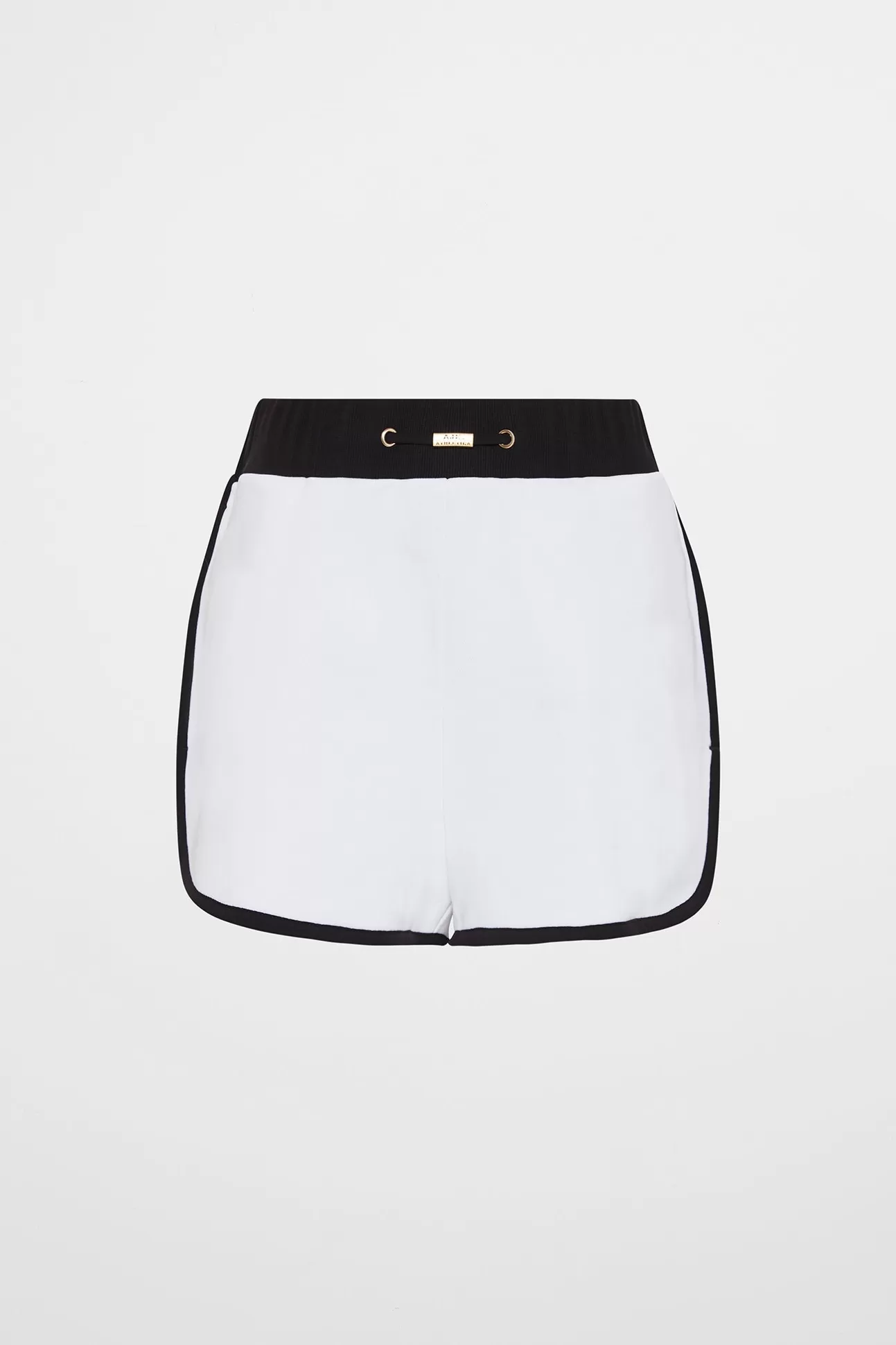 Aje ATHLETICA Interlock Terry Short 627 White/Black Store