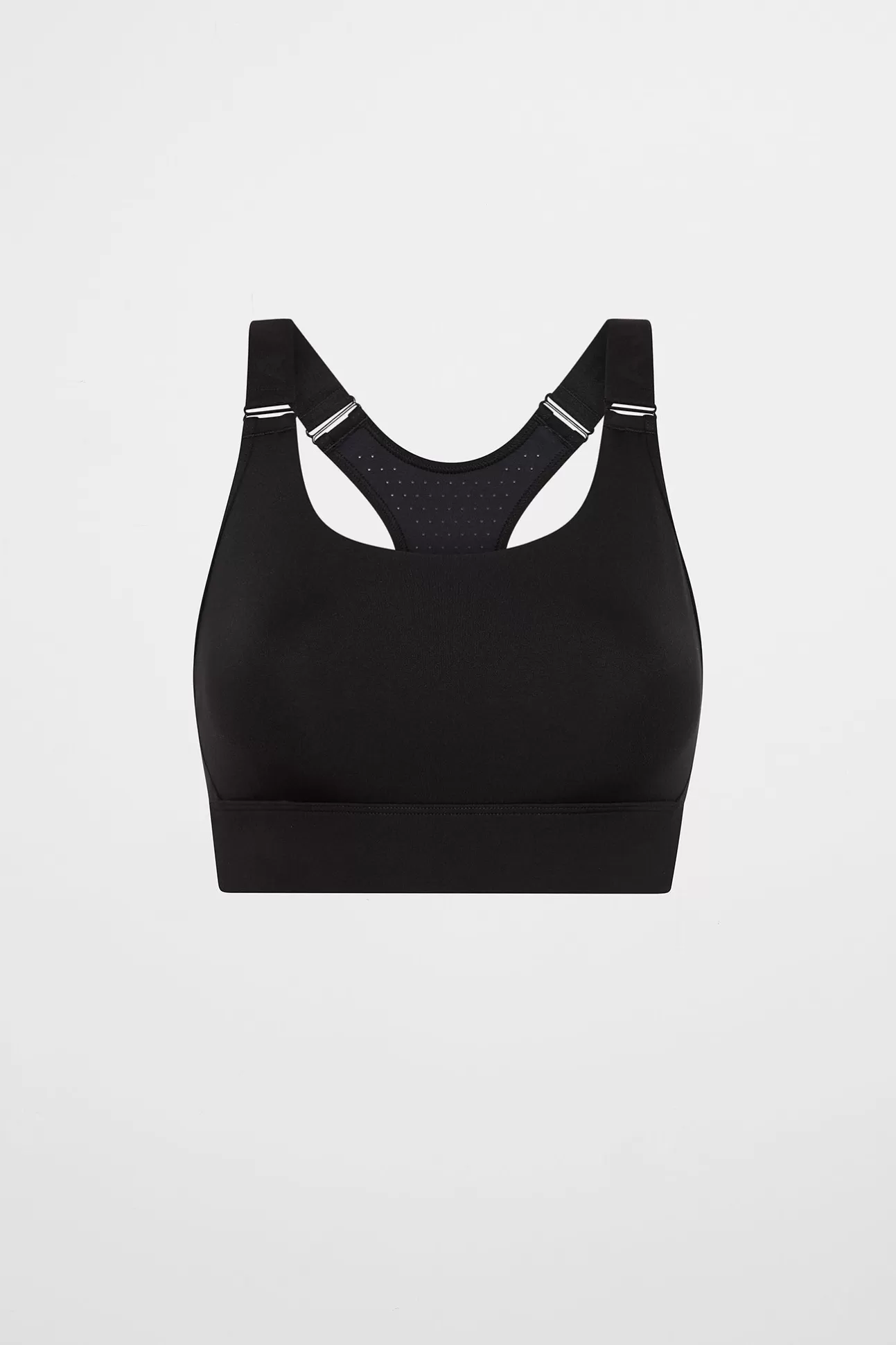 Aje ATHLETICA Logo Crossback Sports Bra 395 Black Fashion