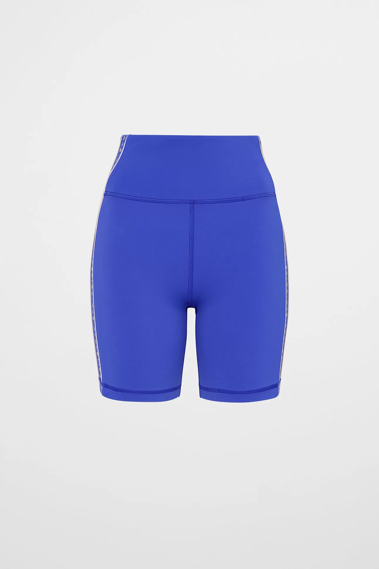 Aje ATHLETICA Logo Notch Bike Short 639 Marine Blue Latte Beige Online