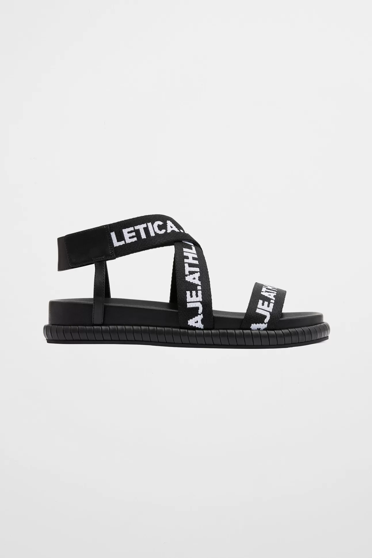 Aje ATHLETICA Logo Tape Platform Sandal 940 Black Best Sale