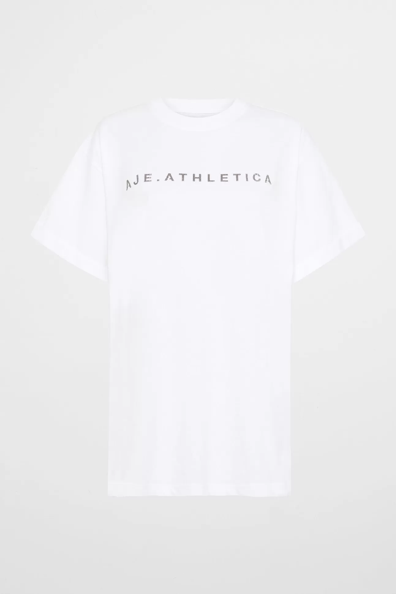 Aje ATHLETICA Logo T-Shirt 102 White/Herringbone Cheap