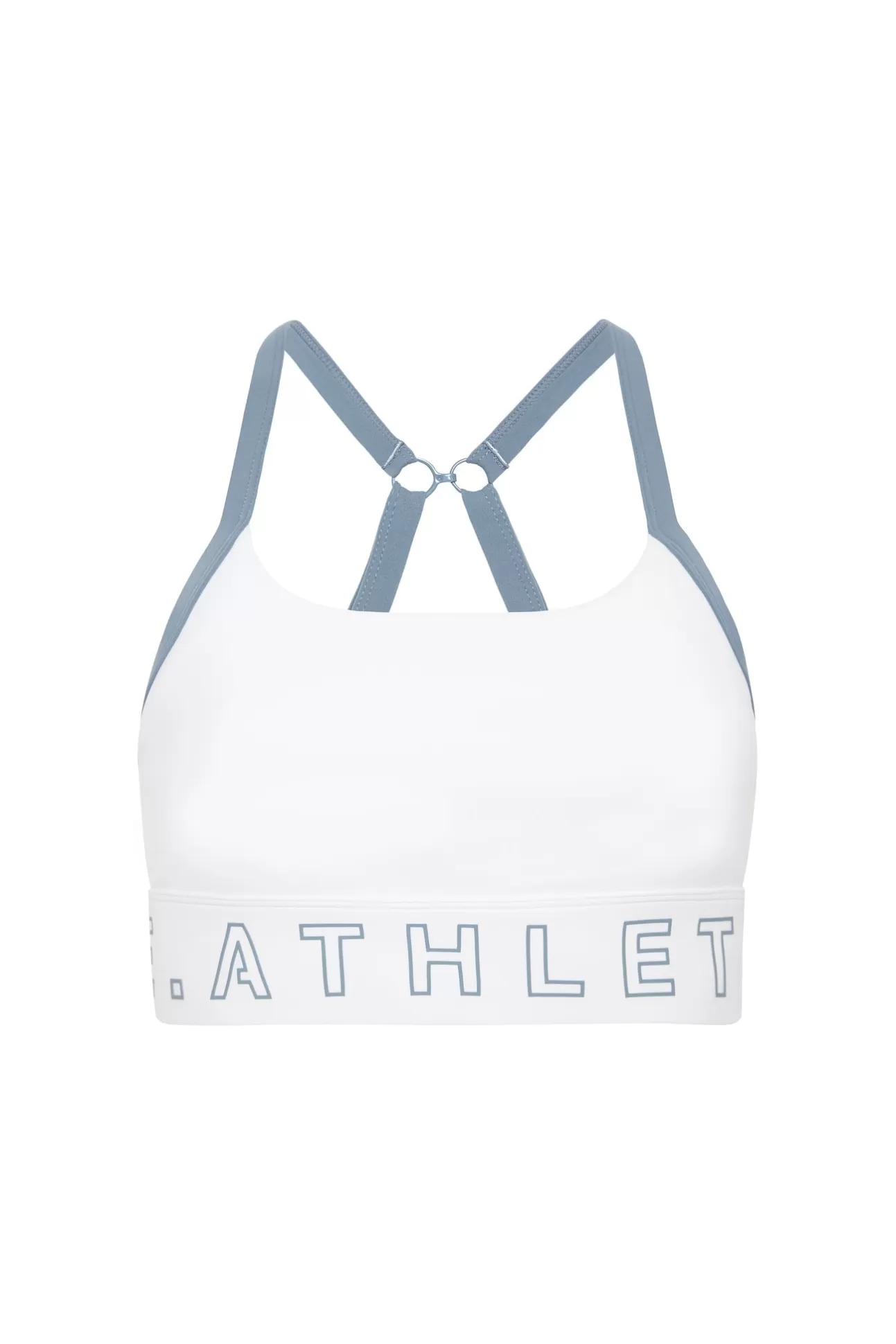 Aje ATHLETICA Logotape Adjustable Strap Sports Bra 307 White/Storm Blue Best Sale