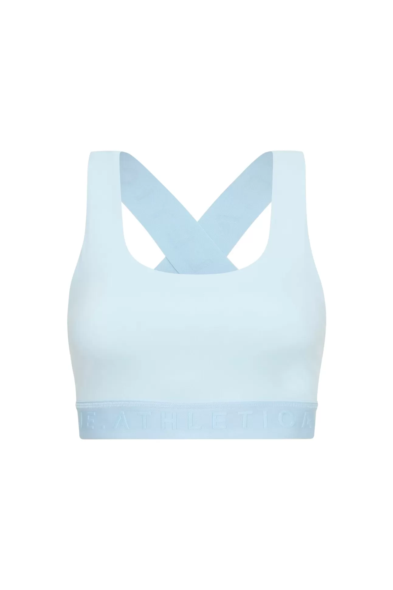 Aje ATHLETICA Logotape Cross Back Sports Bra 305 Ice Blue Discount