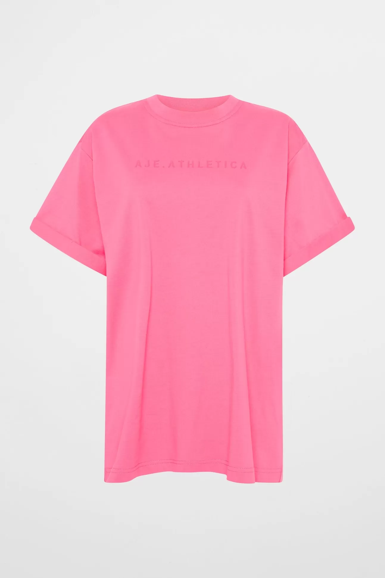 Aje ATHLETICA Long Classic Tee 102 Rouge Pink Fashion