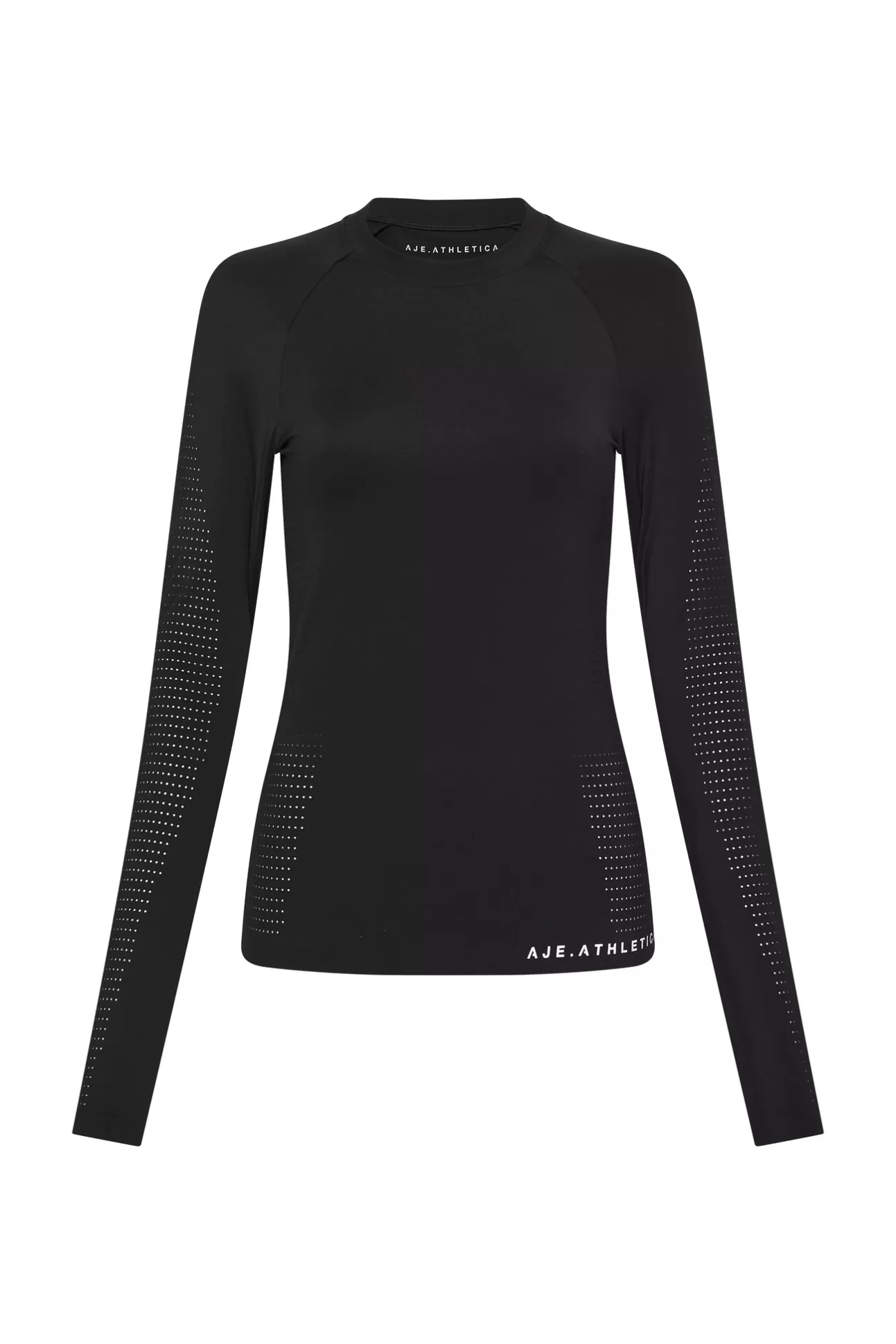 Aje ATHLETICA Long Sleeve Training T-Shirt 110 Black Discount