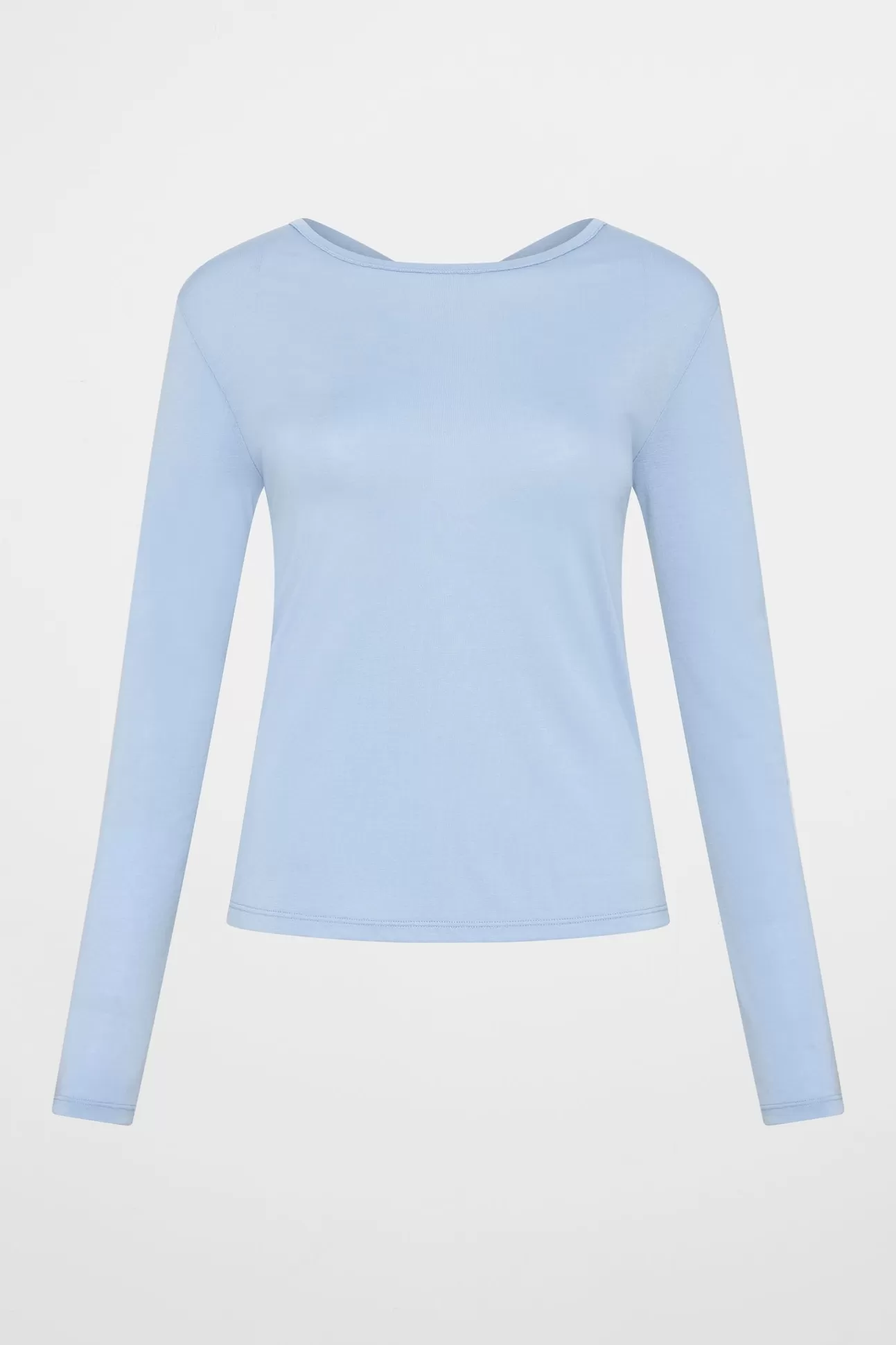 Aje ATHLETICA Long Sleeve Twist Tee 121 Steel Blue Shop