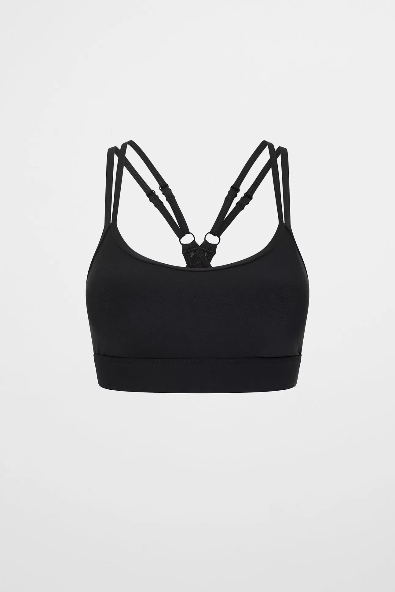 Aje ATHLETICA Mesh Back Sports Bra 338 Black Sale