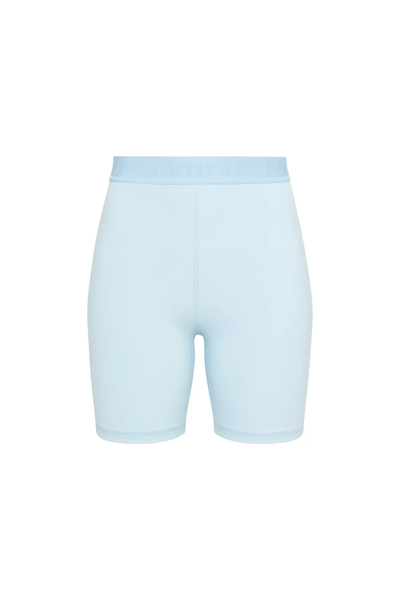 Aje ATHLETICA Mid Rise Logotape Shorts 607 Ice Blue Sale