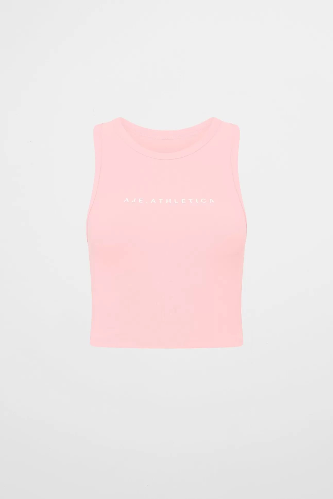 Aje ATHLETICA Ottoman Rib Tank 135 Millenial Pink Discount