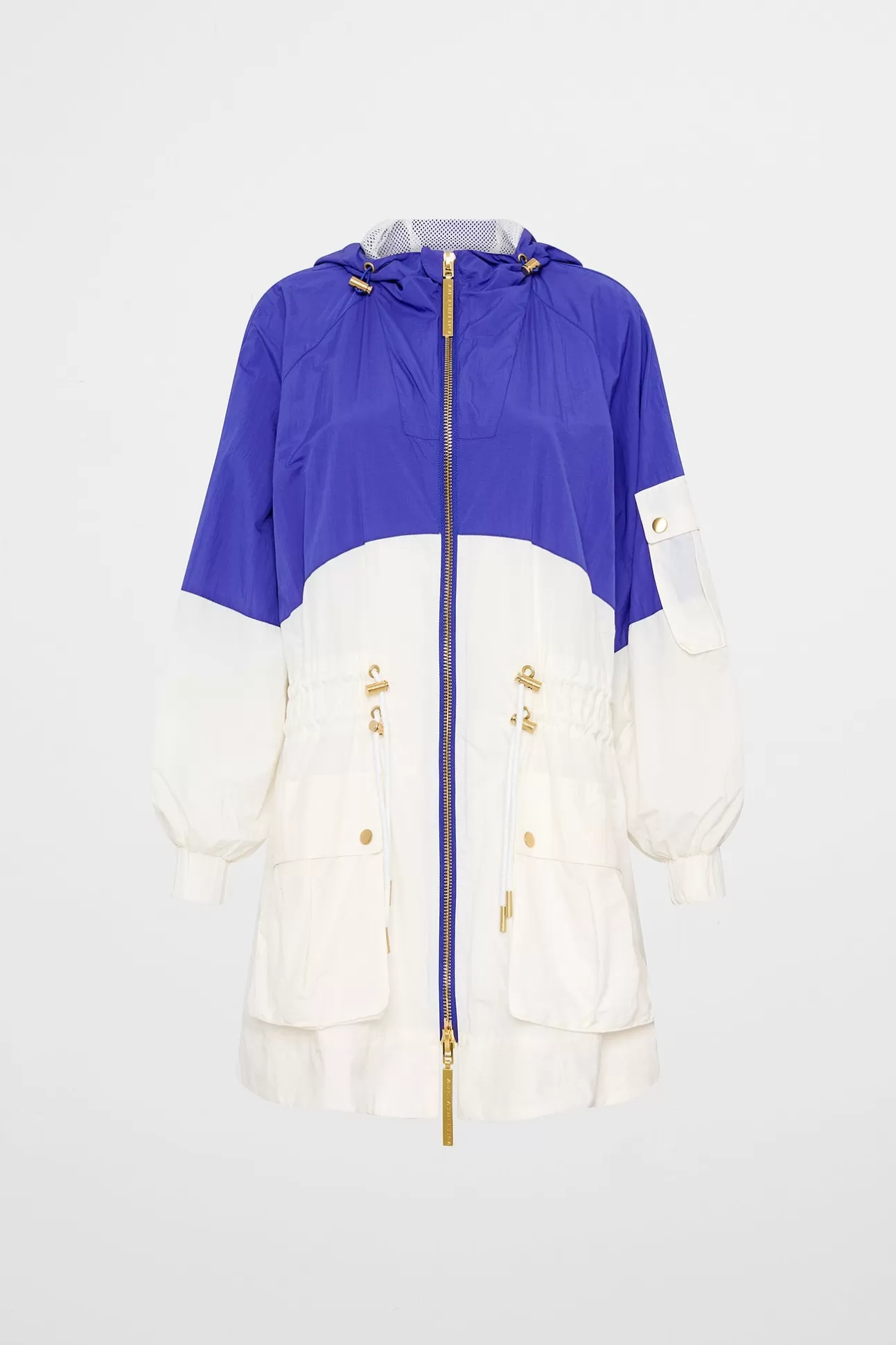 Aje ATHLETICA Oversized Spray Jacket 803 Electric Blue / White Best