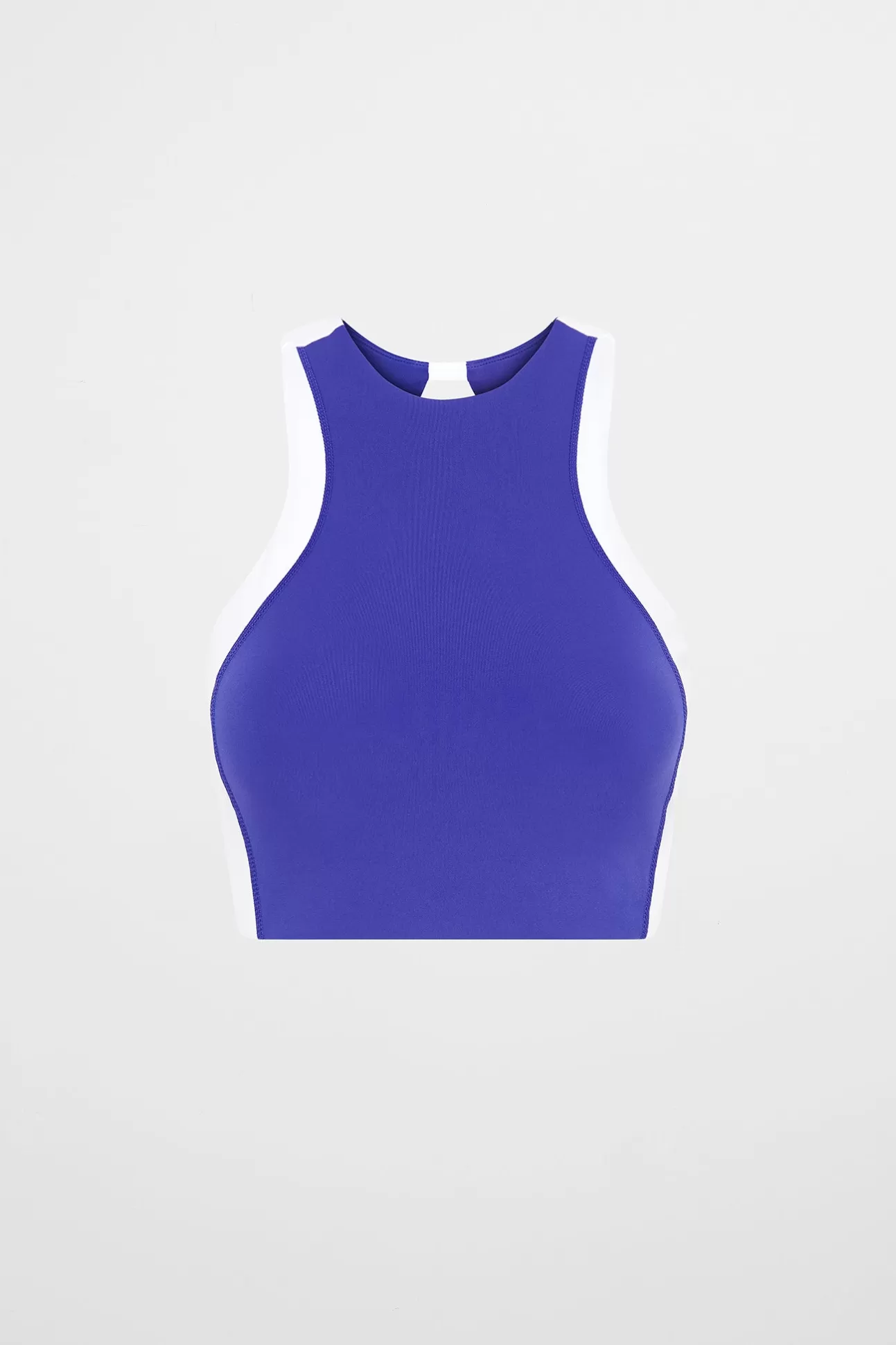 Aje ATHLETICA Panel Crop Top 336 Electric Blue Clearance