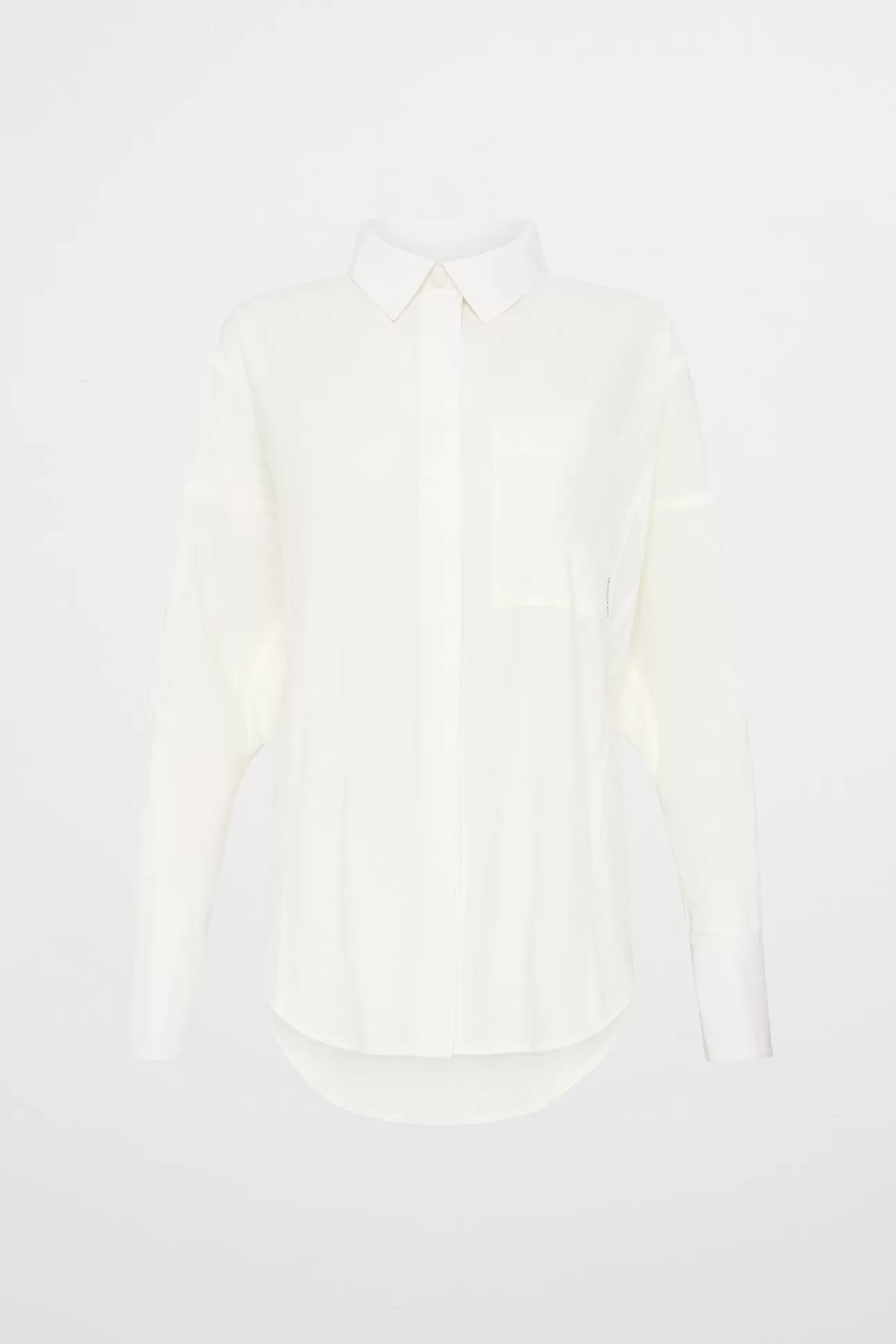 Aje ATHLETICA Panel Mesh Shirt 406 Coconut White Shop