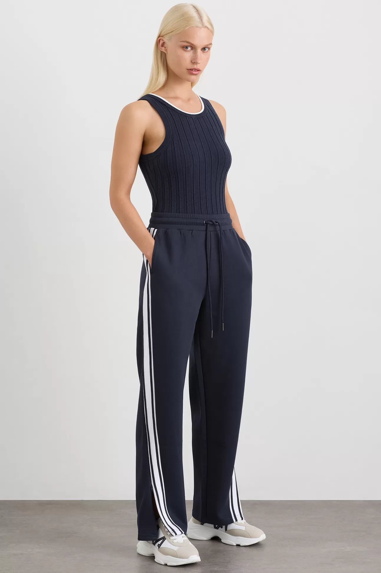 Aje ATHLETICA Panel Trackpant 504 Galaxy Blue Clearance