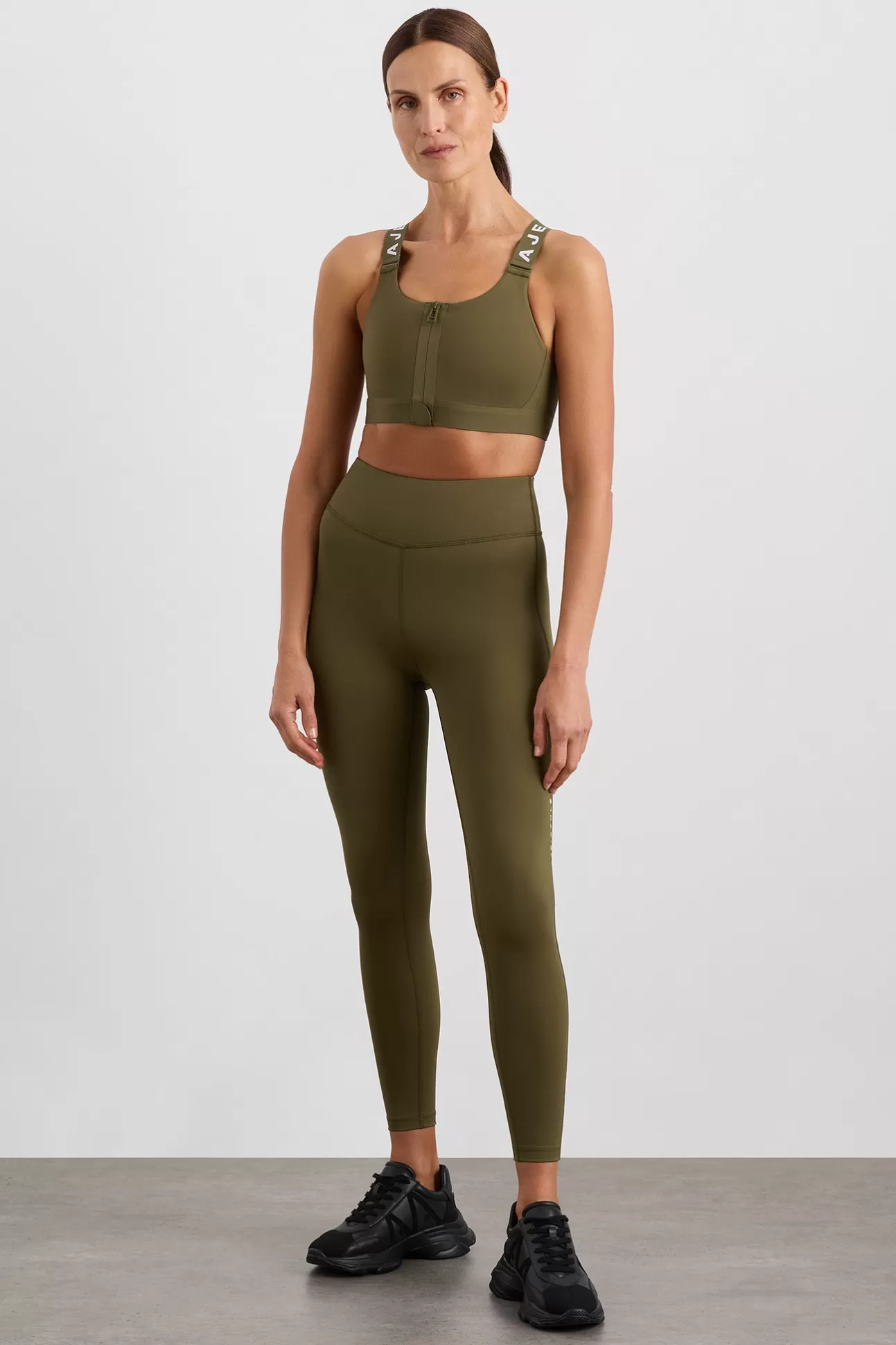 Aje ATHLETICA Panelled 7/8 Legging 236 Deep Khaki Cheap