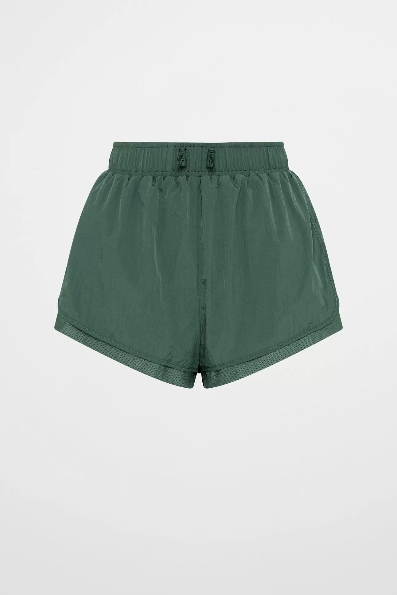 Aje ATHLETICA Perforated Spray Shorts 019 Moss Green Fashion