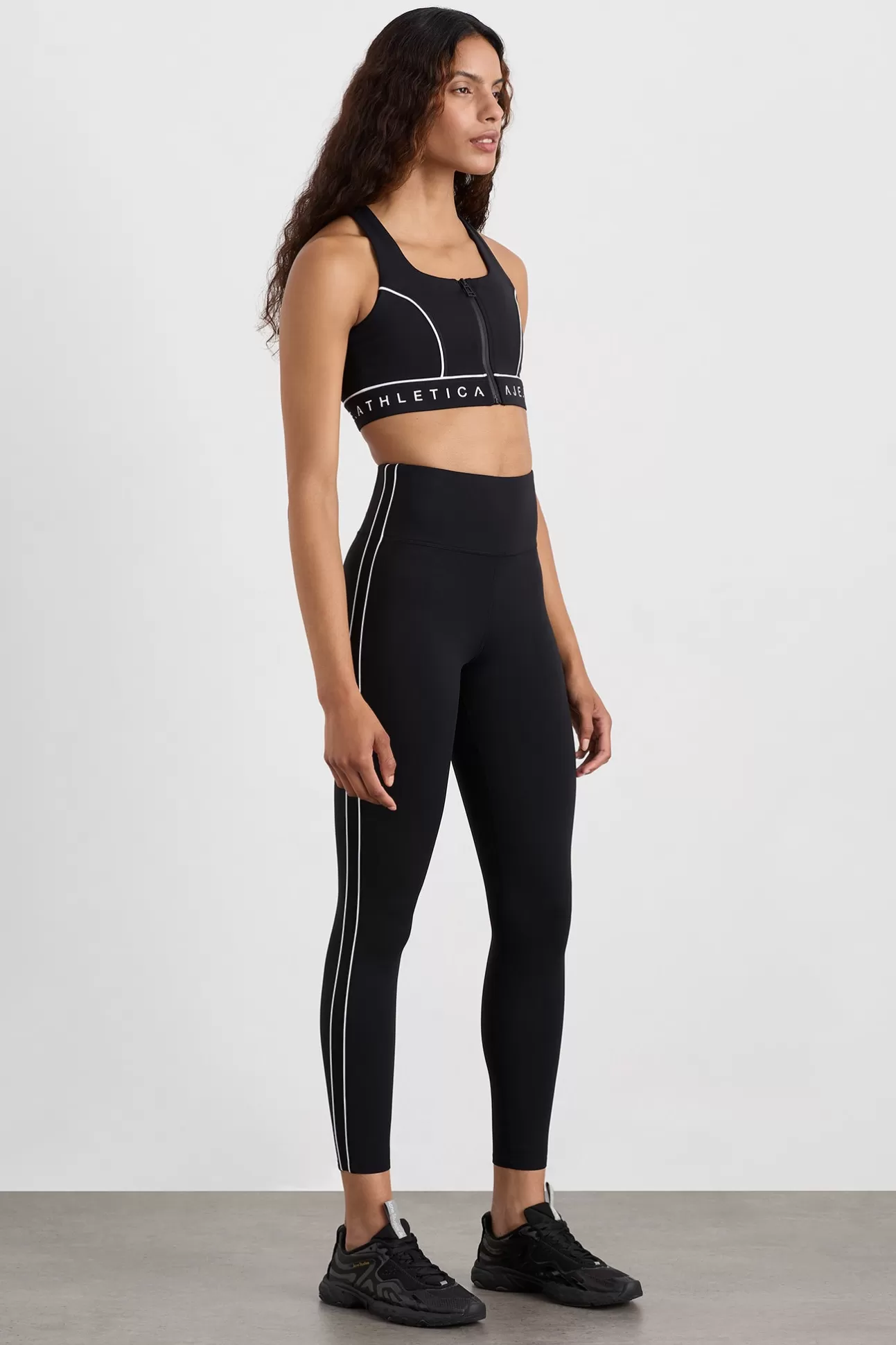 Aje ATHLETICA Piped Side Ankle Length Legging 299 Black Online