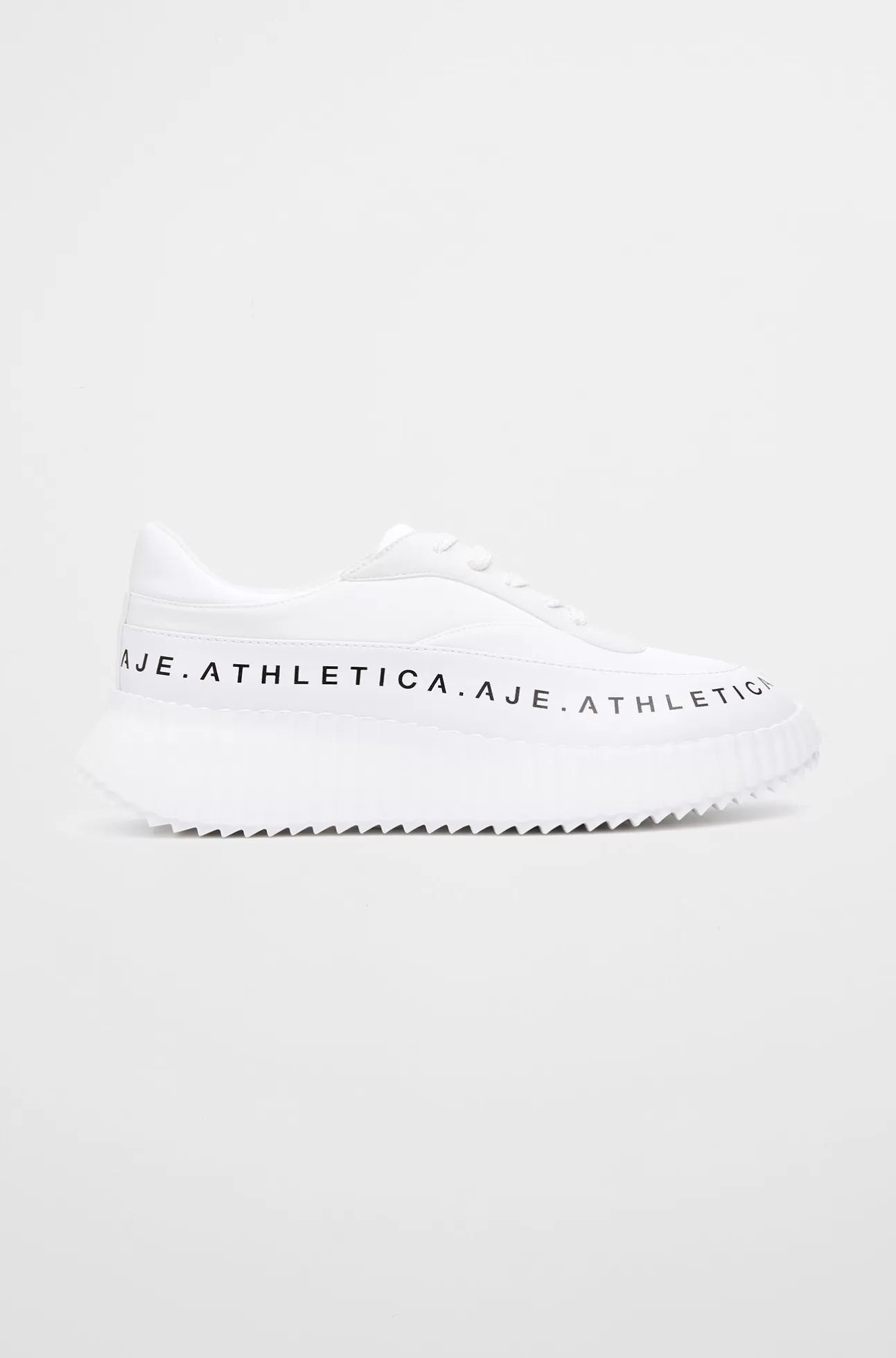 Aje ATHLETICA Platform Sole Sneaker 955 White/Black Outlet