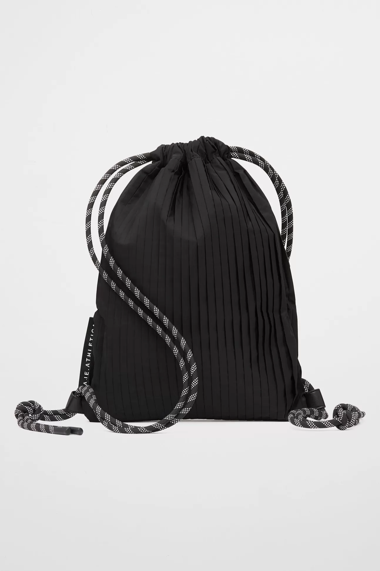 Aje ATHLETICA Pleated Drawstring Bag 913 Black Store