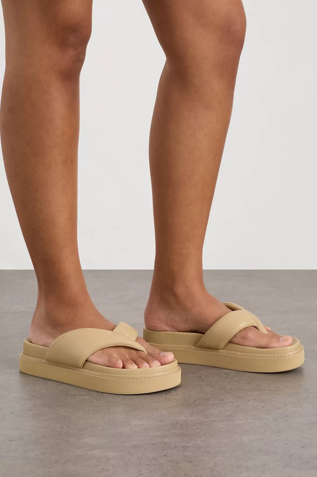 Aje ATHLETICA Puffed Slide 941 Natural Tan Shop