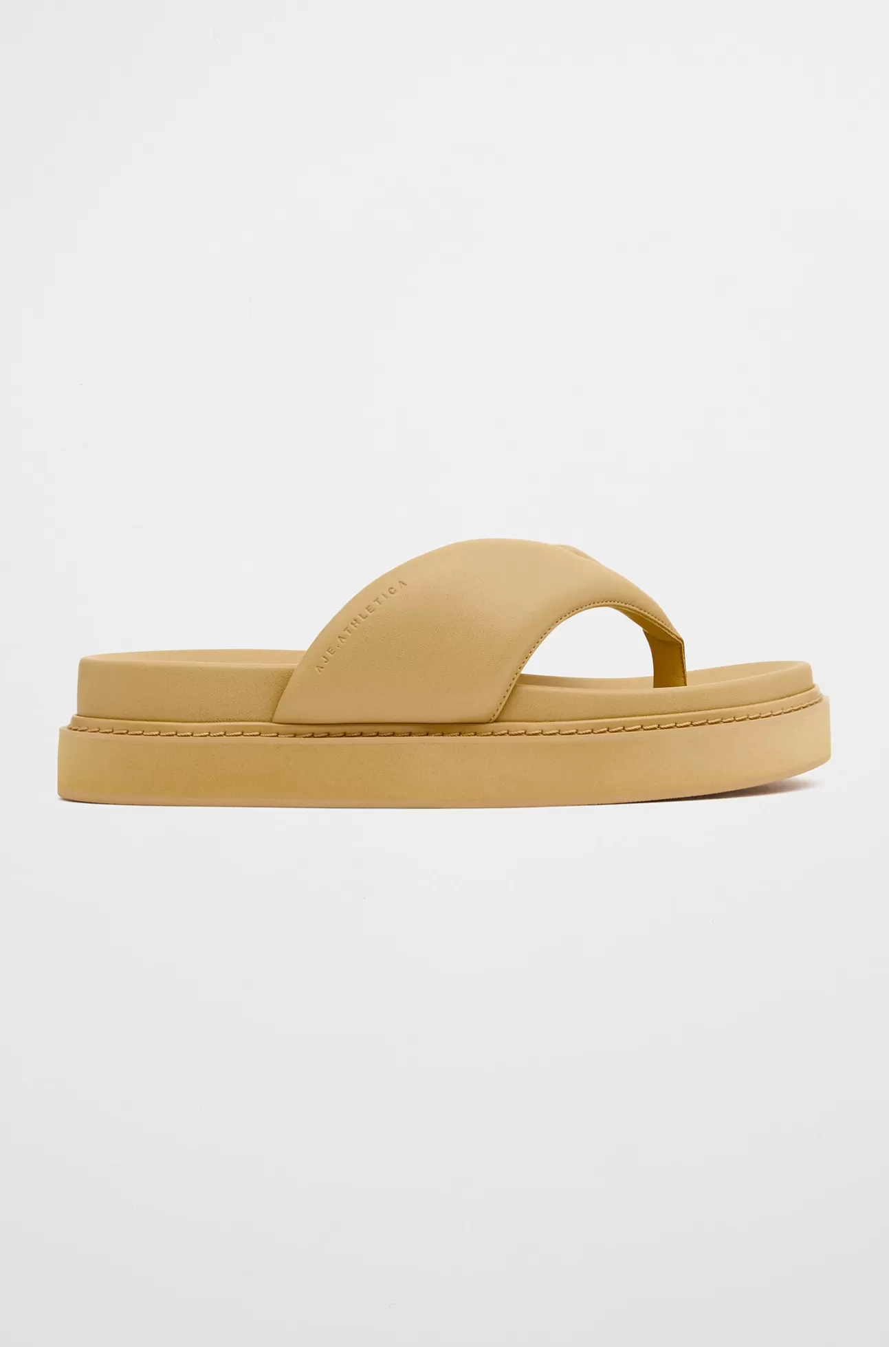 Aje ATHLETICA Puffed Slide 941 Natural Tan Shop