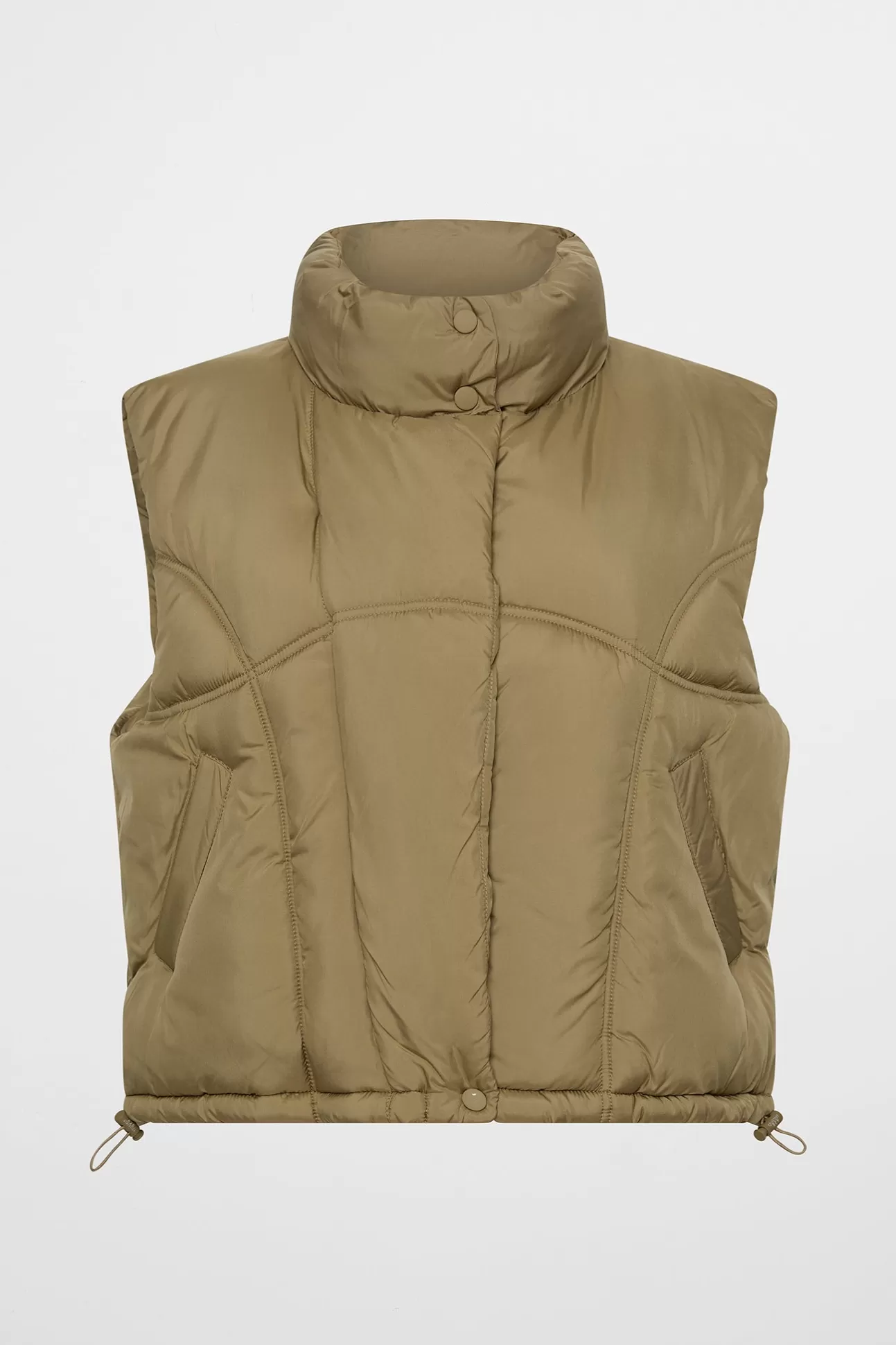 Aje ATHLETICA Puffer Vest 747 Soft Khaki Store