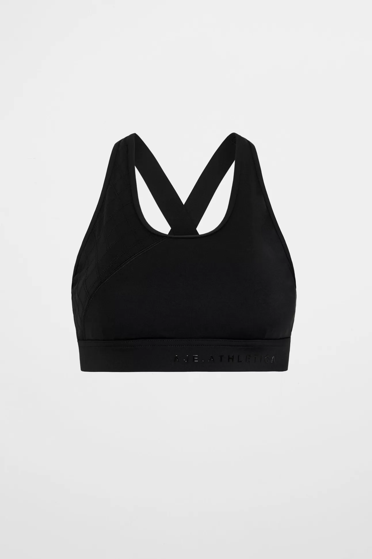 Aje ATHLETICA Quilted Crossback Bra 330 Black Discount