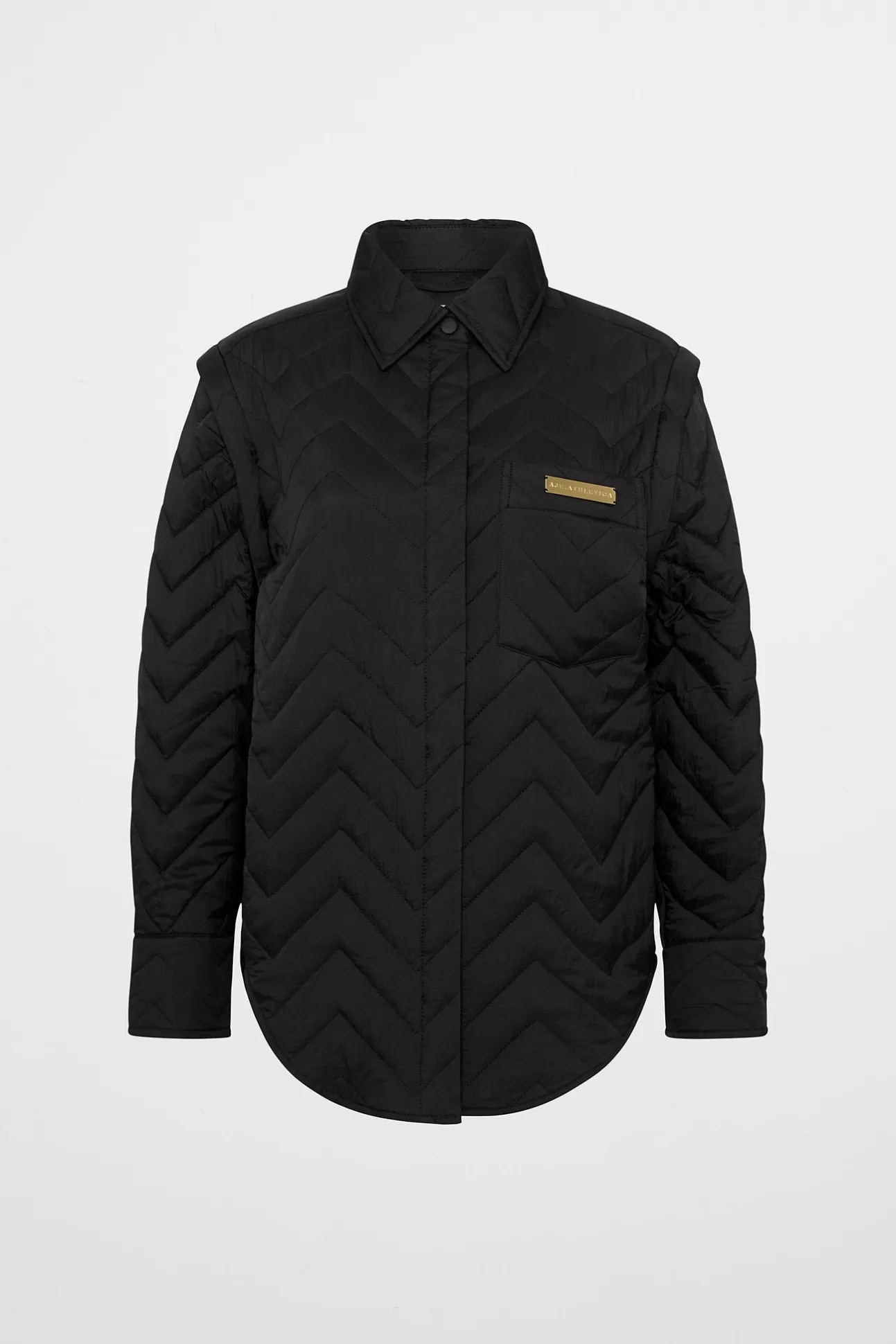 Aje ATHLETICA Quilted Shirt 421 Black Outlet