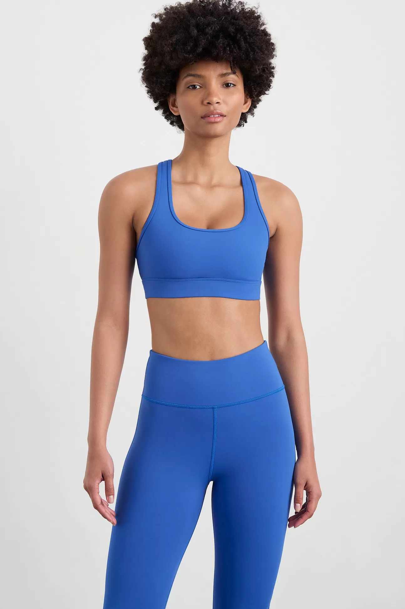 Aje ATHLETICA Racer Back Sports Bra 013 Cobalt Blue Cheap