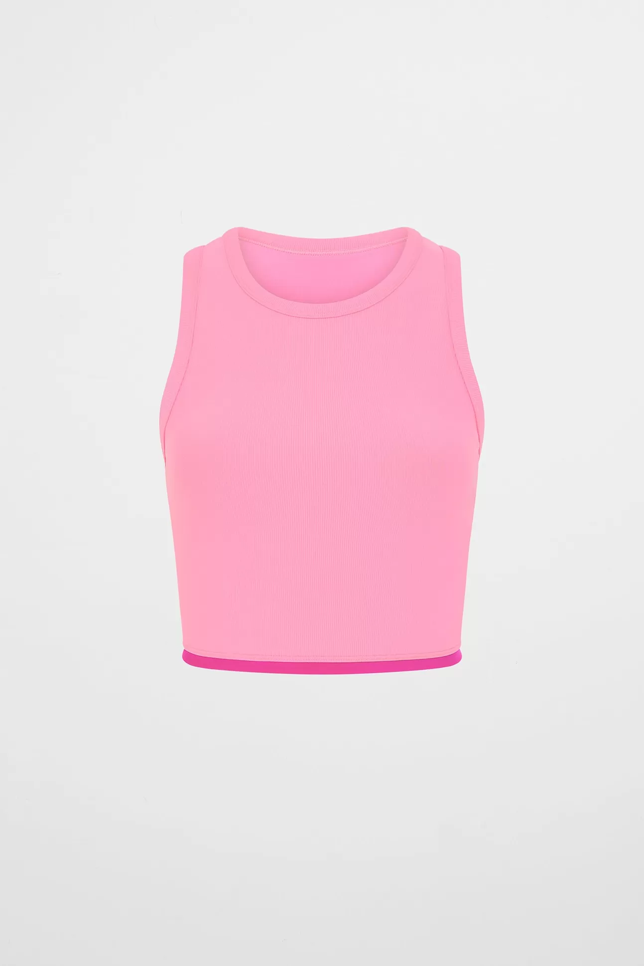 Aje ATHLETICA Ribbed Active Tank 135 Deep Blush Store