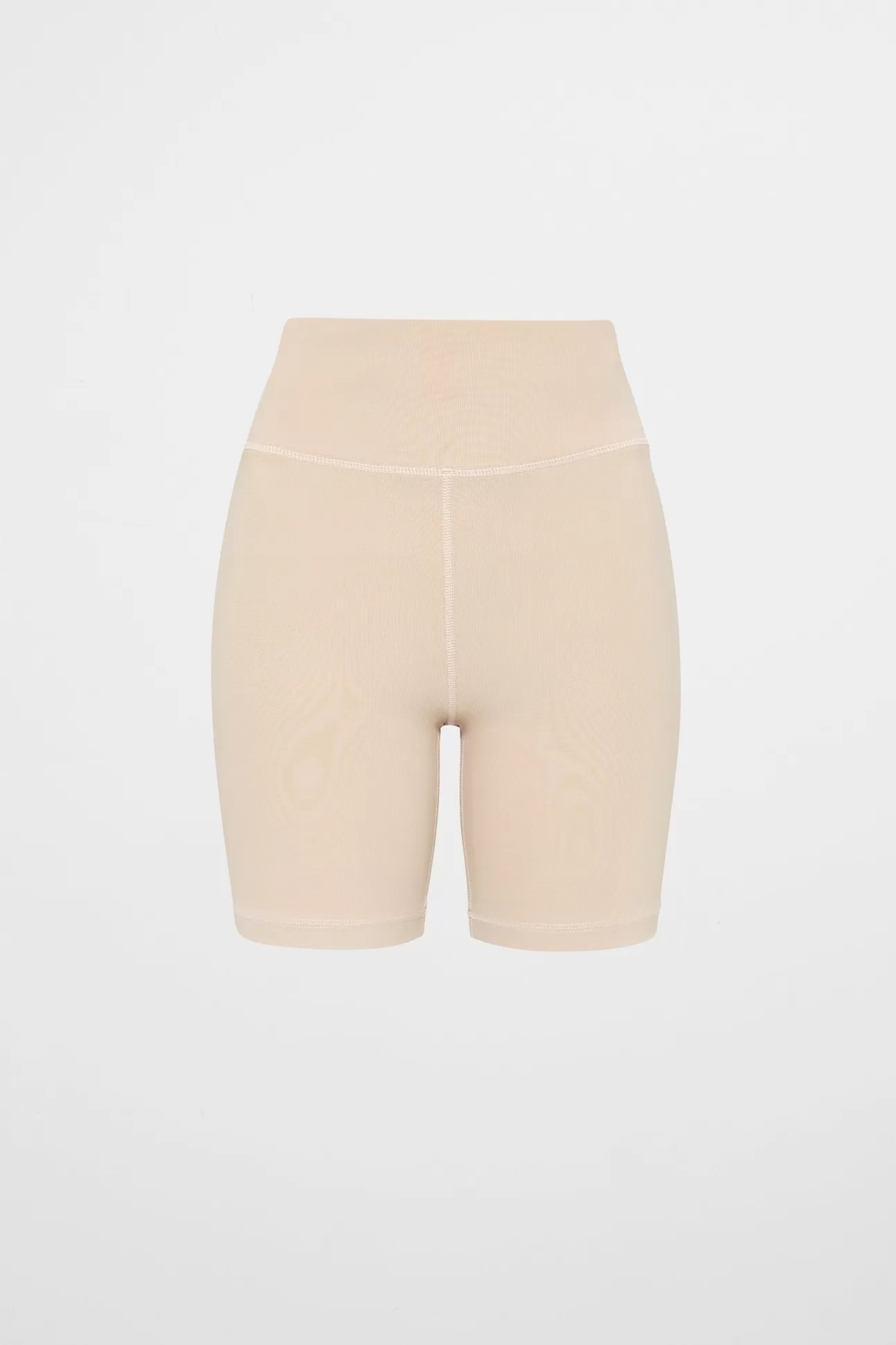 Aje ATHLETICA Ribbed Bike Short 601 Latte Beige Best