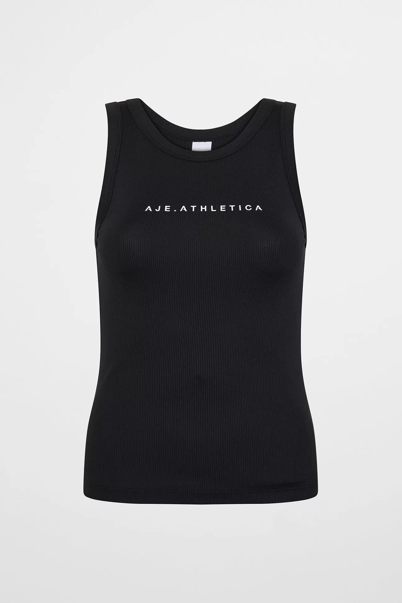 Aje ATHLETICA Ribbed Racer Singlet 810 Black Online