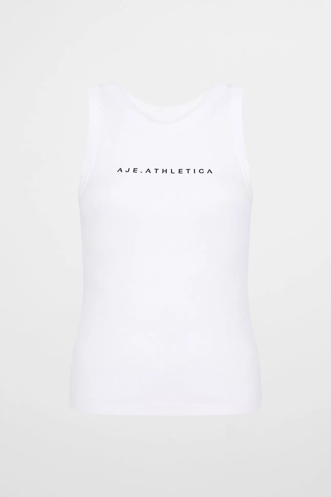 Aje ATHLETICA Ribbed Racer Singlet 810 White Sale