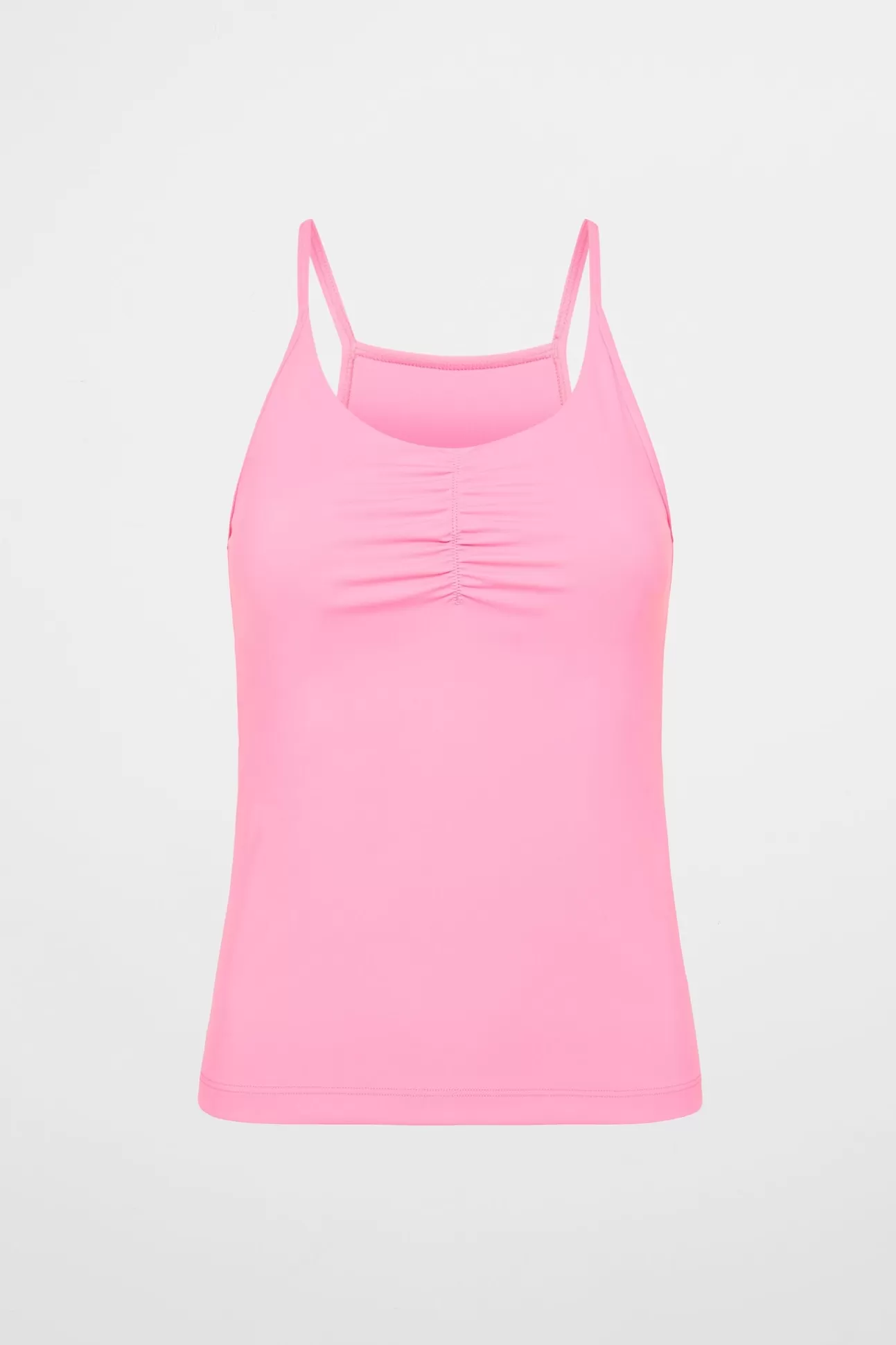 Aje ATHLETICA Ruched Active Tank 349 Candy Pink Discount