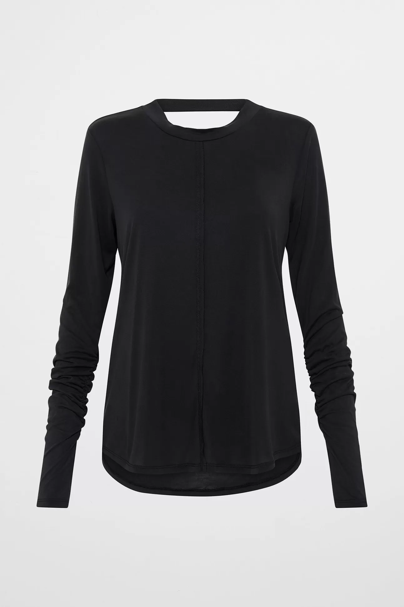 Aje ATHLETICA Ruched Long Sleeve Top 153 Black Best