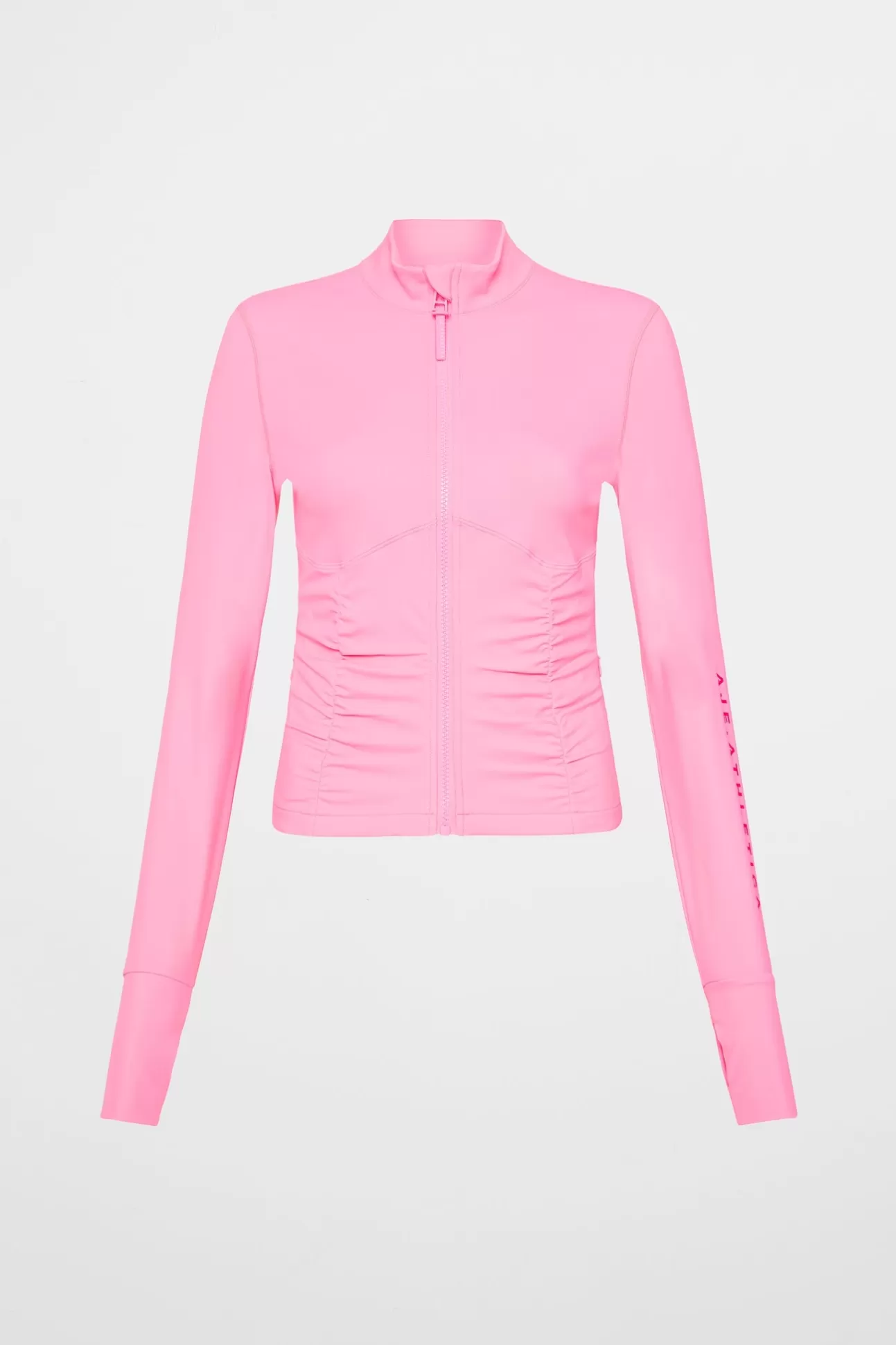 Aje ATHLETICA Ruched Running Jacket 746 Candy Pink Outlet