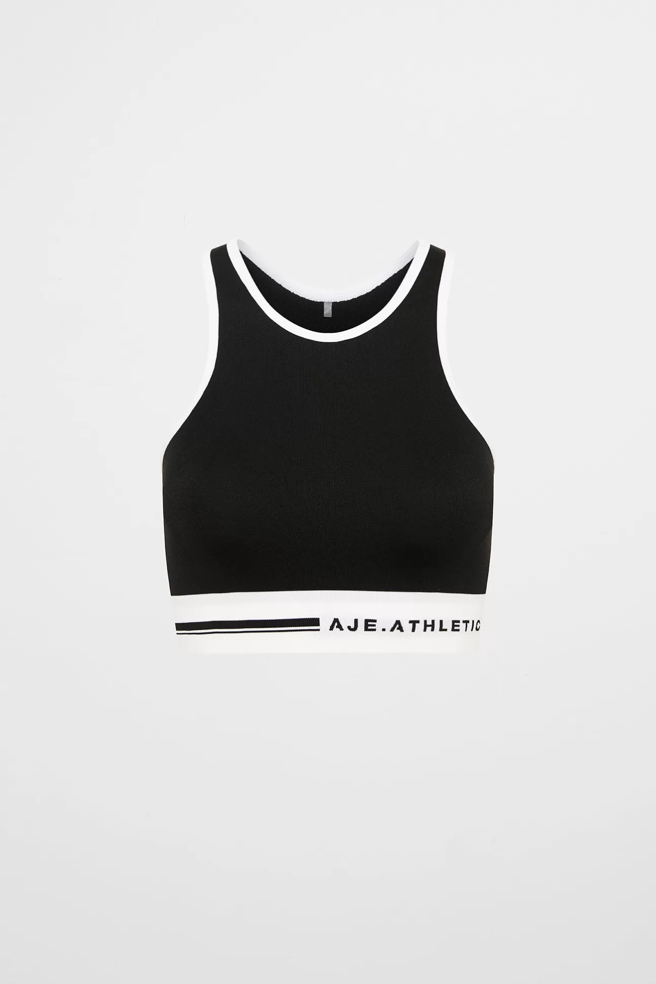 Aje ATHLETICA Seamless Crop Top 331 Black Outlet