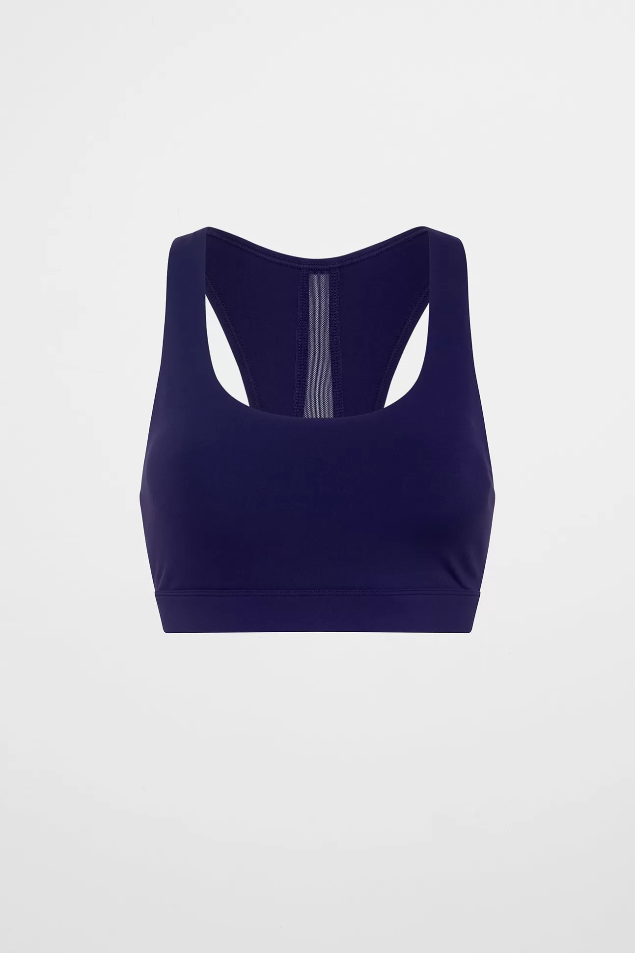 Aje ATHLETICA Sheer Racer Back Bra 329 Navy Flash Sale