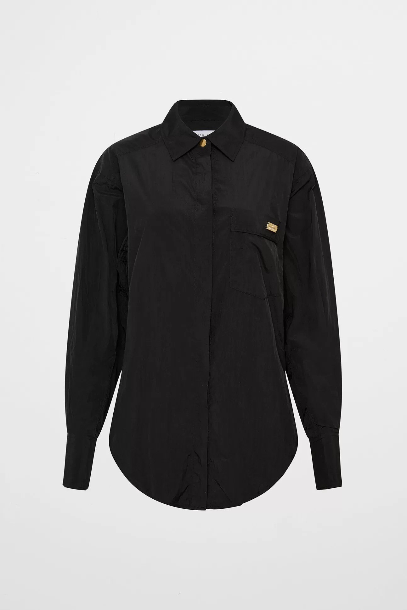 Aje ATHLETICA Side Split Windbreaker Shirt 406 Black Sale