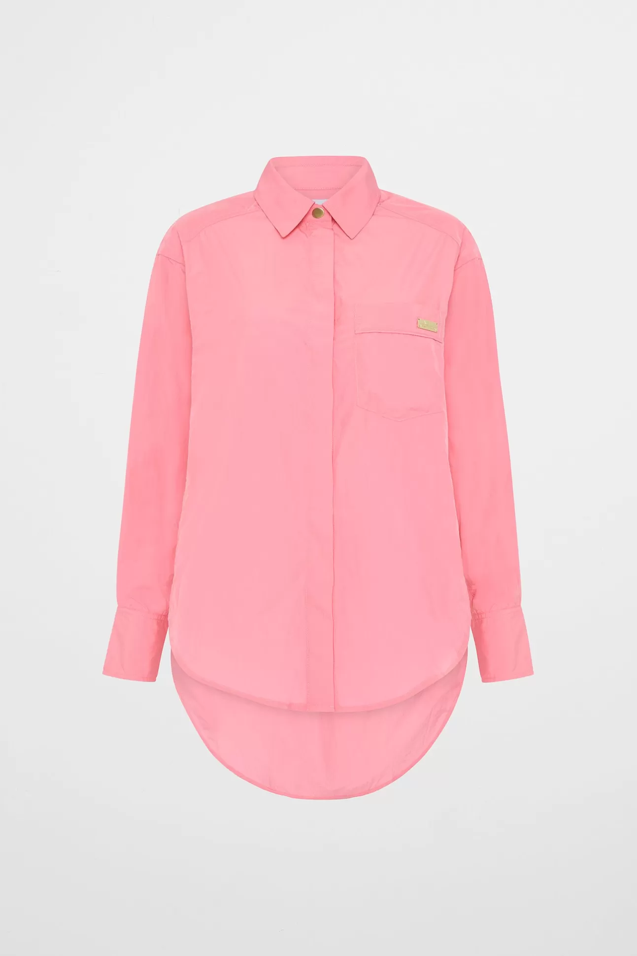 Aje ATHLETICA Side Split Windbreaker Shirt 406 Deep Blush Shop