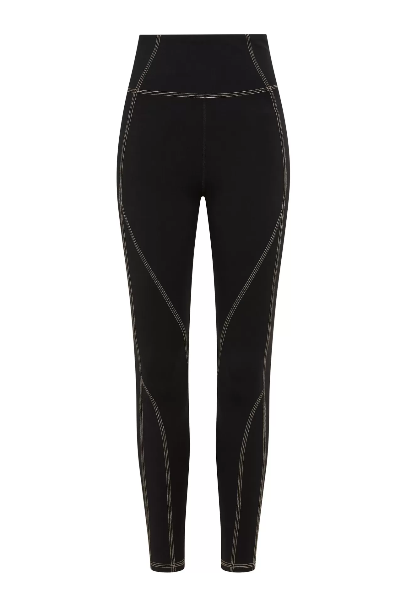 Aje ATHLETICA Signature Logo Full Length Legging 201 Black-Sand Flash Sale