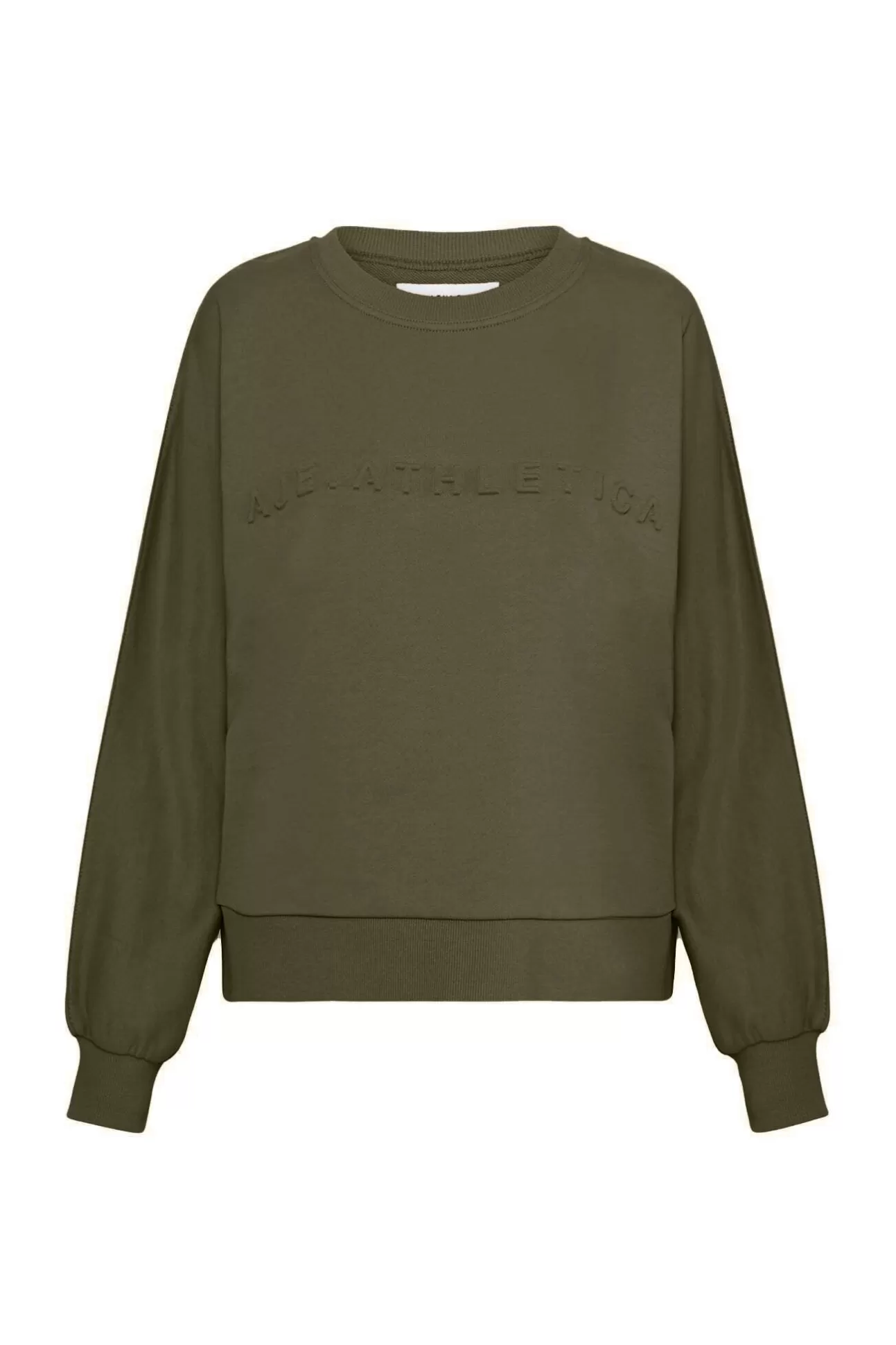 Aje ATHLETICA Signature Logo Sweatshirt 122 Forest Green Flash Sale