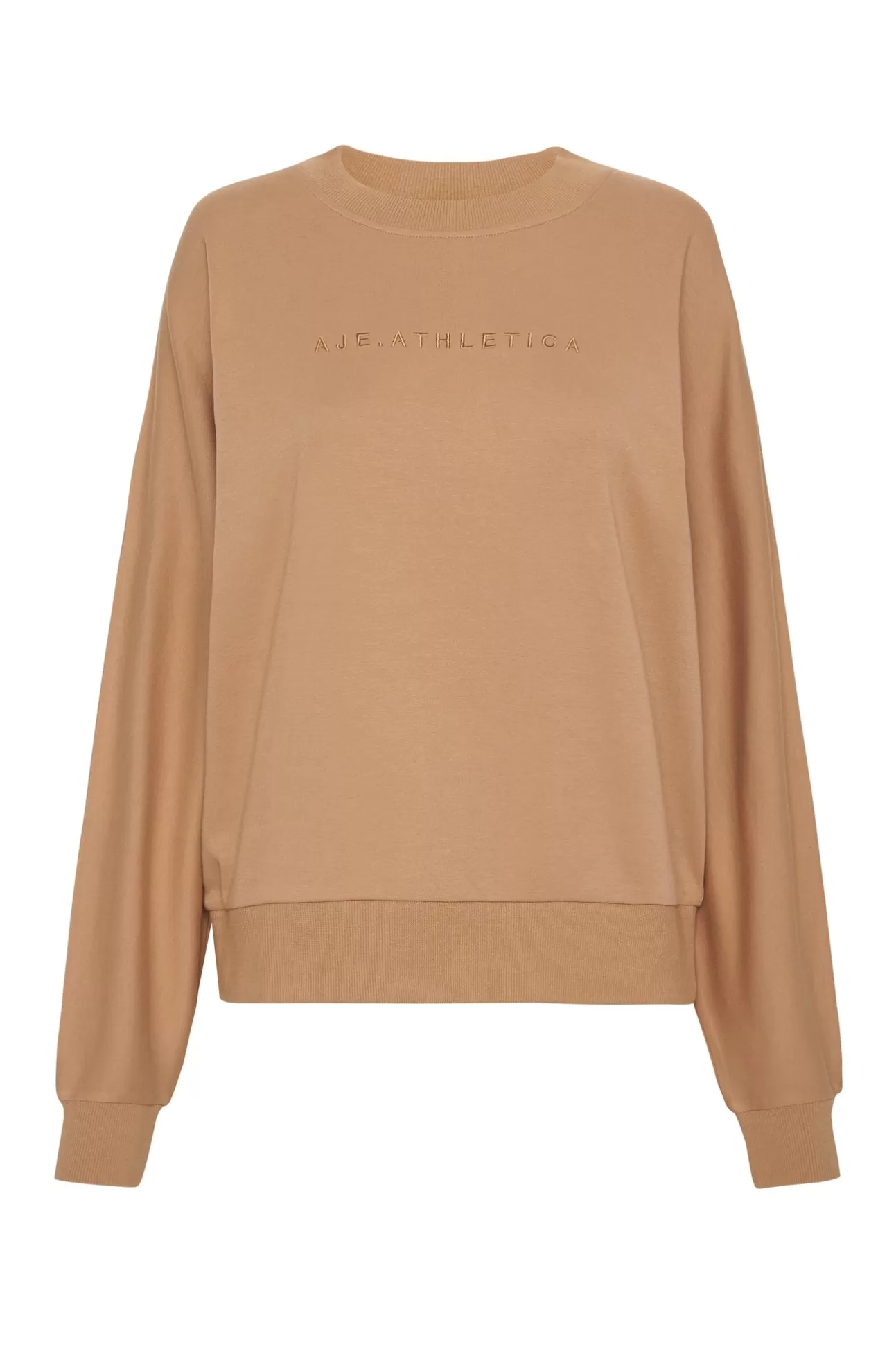 Aje ATHLETICA Signature Logo Sweatshirt 122 Beige Cheap