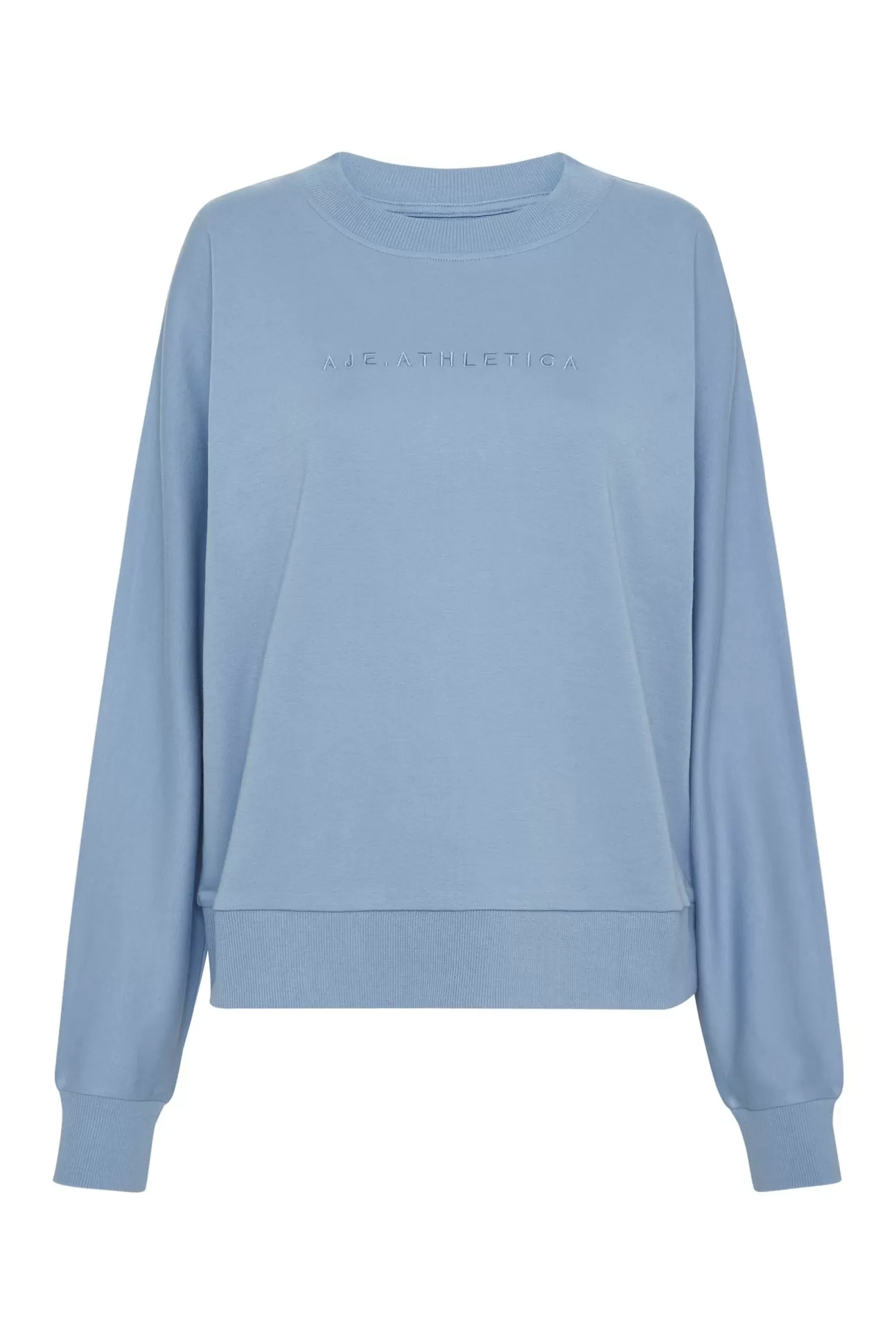 Aje ATHLETICA Signature Logo Sweatshirt 122 Steel Blue Discount