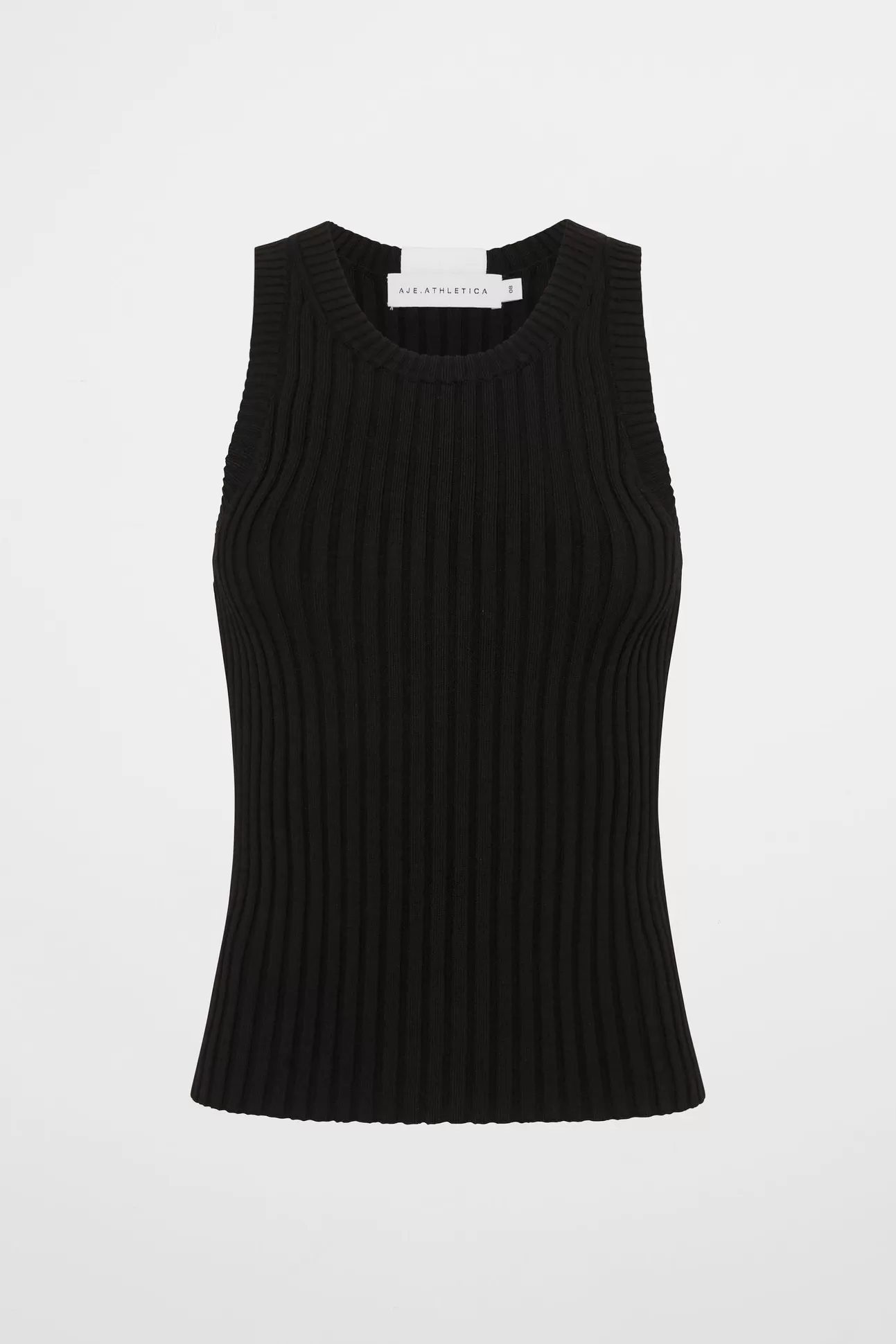 Aje ATHLETICA Slim Knitted Tank 107 Black Discount