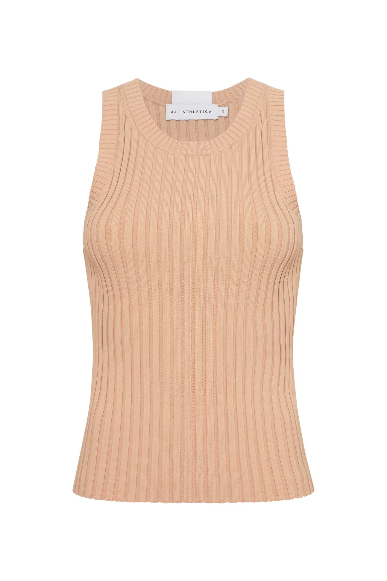 Aje ATHLETICA Slim Knitted Tank 107 Sand Flash Sale