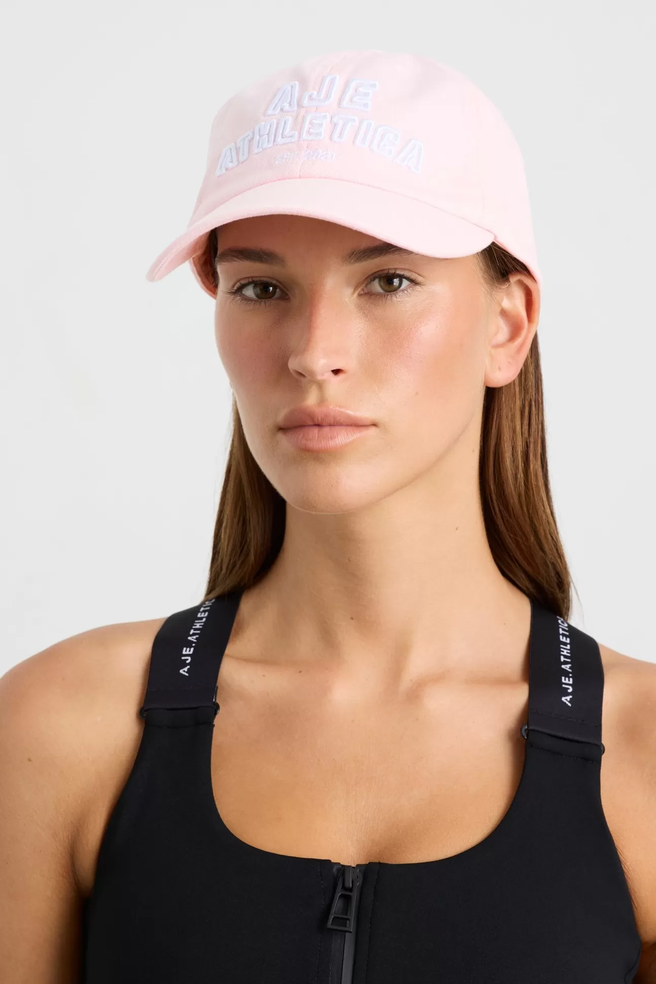 Aje ATHLETICA Soft Stacked Sports Cap 901 Icy Pink/White Fashion