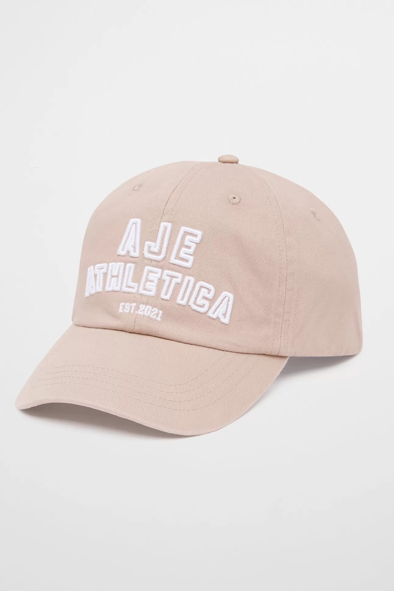 Aje ATHLETICA Soft Stacked Sports Cap 901 Stone Beige/White Best