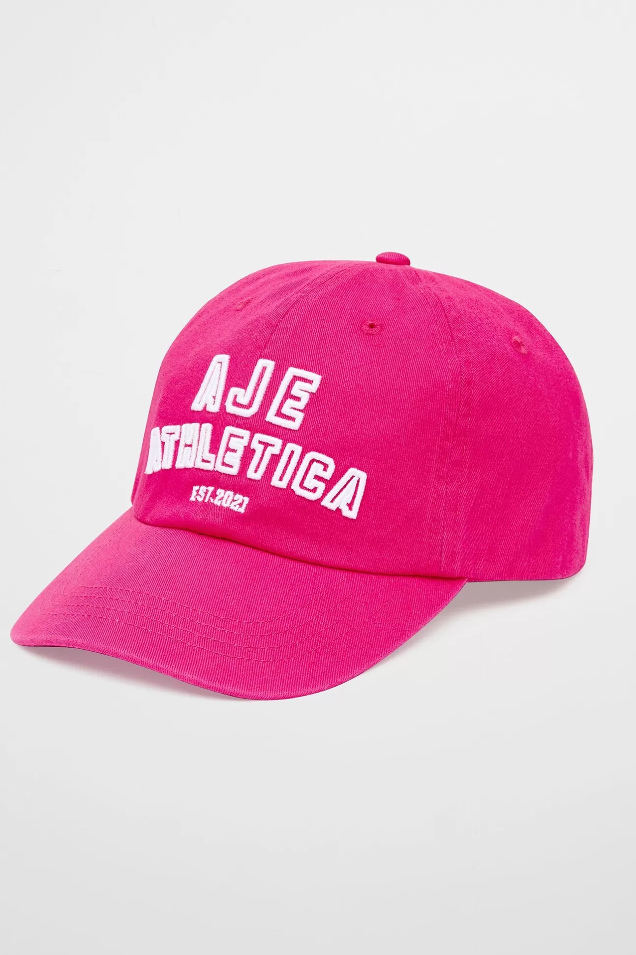 Aje ATHLETICA Soft Stacked Sports Cap 901 Power Pink/White Hot